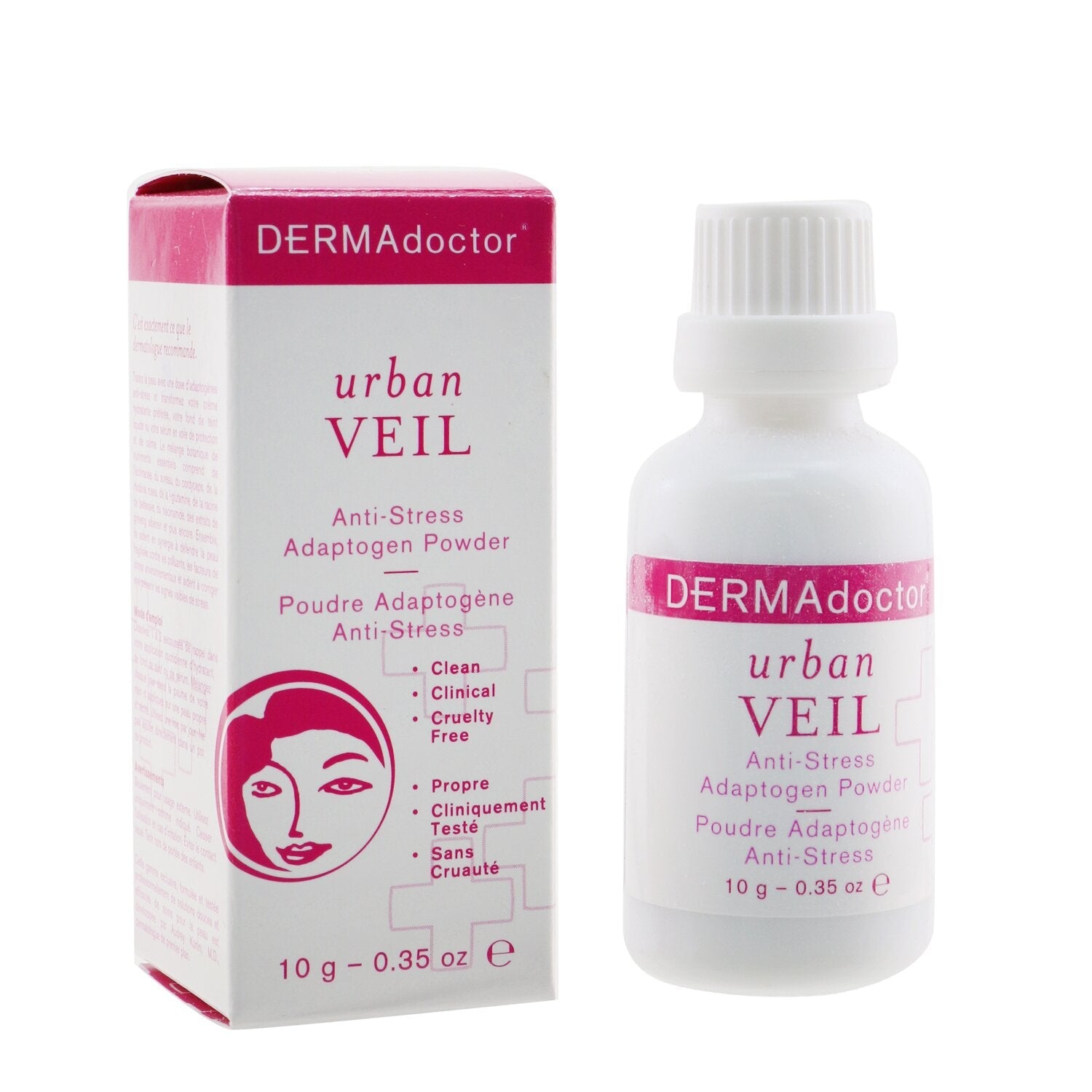 DERMAdoctor Urban Veil Anti-Stress Adaptogen Powder  10g/0.35oz