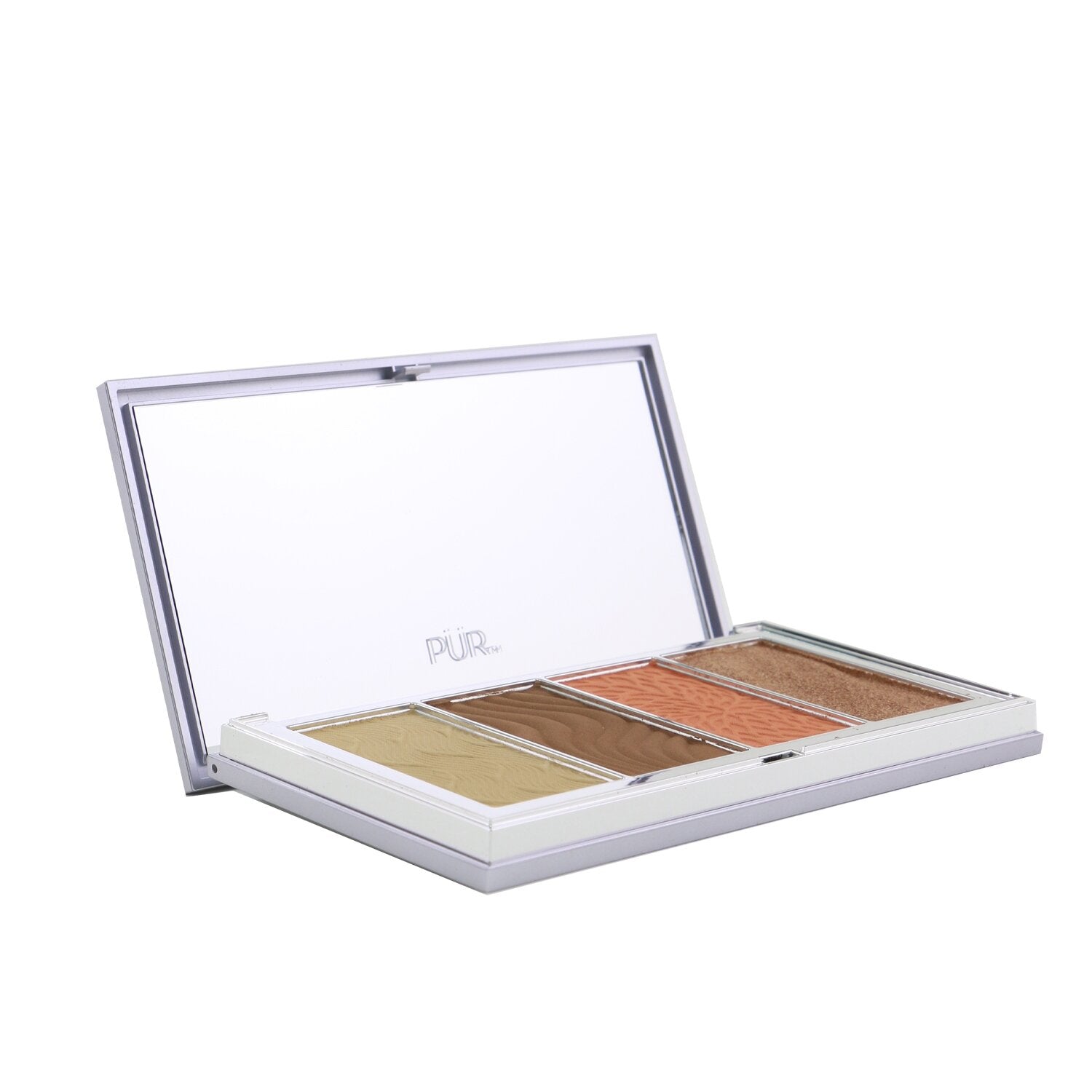 PUR (PurMinerals) 4 in 1 Skin Perfecting Powders Face Palette (1x Setting Powder, 1x Bronzer, 1x Highlighter, 1x Blush) - # Medium Tan  15g/0.53oz