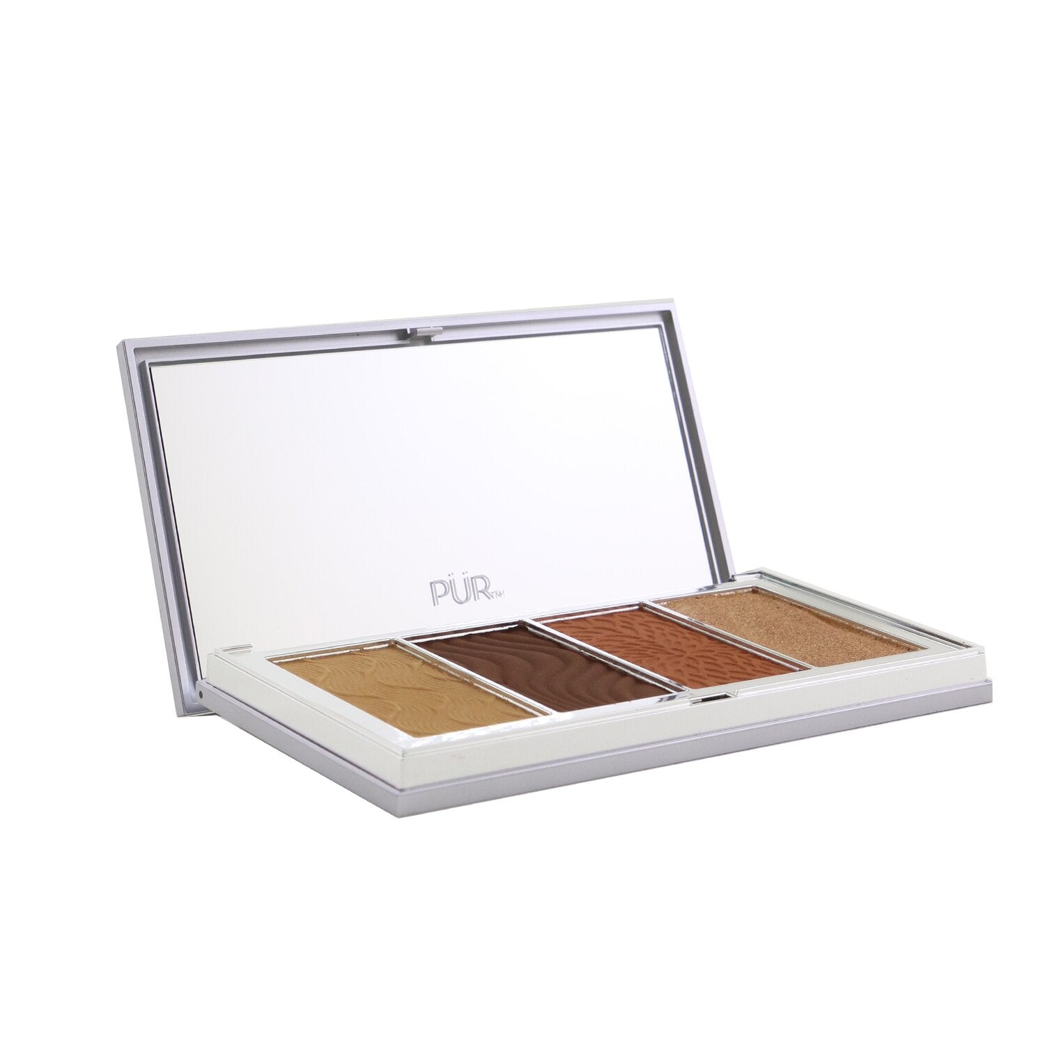 PUR (PurMinerals) 4 in 1 Skin Perfecting Powders Face Palette (1x Setting Powder, 1x Bronzer, 1x Highlighter, 1x Blush) - # Dark Deep  15g/0.53oz