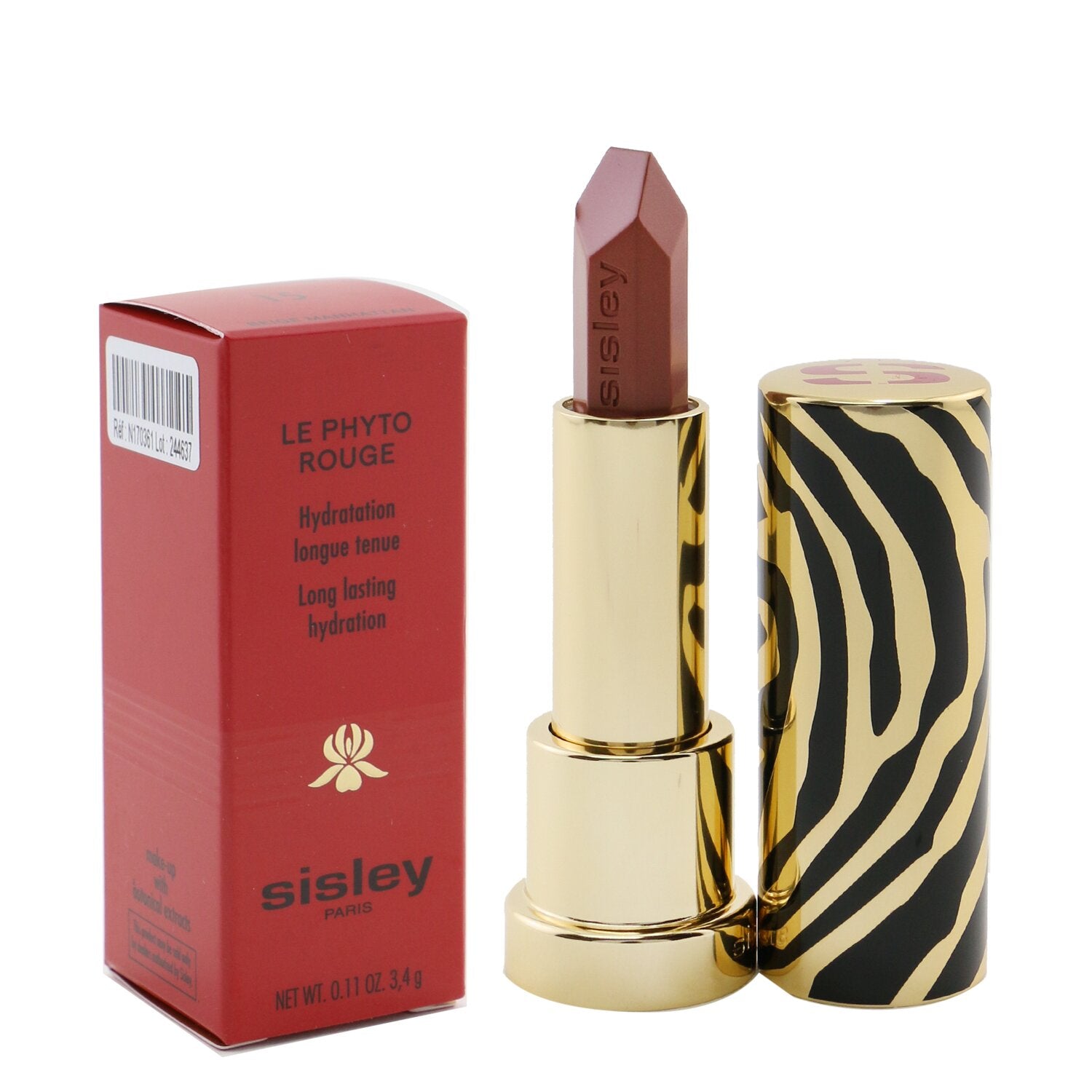 Sisley Le Phyto Rouge Long Lasting Hydration Lipstick - # 15 Beige Manhattan  3.4g/0.11oz