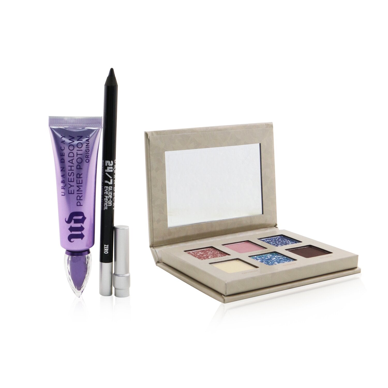 Urban Decay Stoned Vibes Major Gems Set: (1x Mini Eyeshadow Palette + 1x Eye Pencil + 1x Eyeshadow Primer)  3pcs