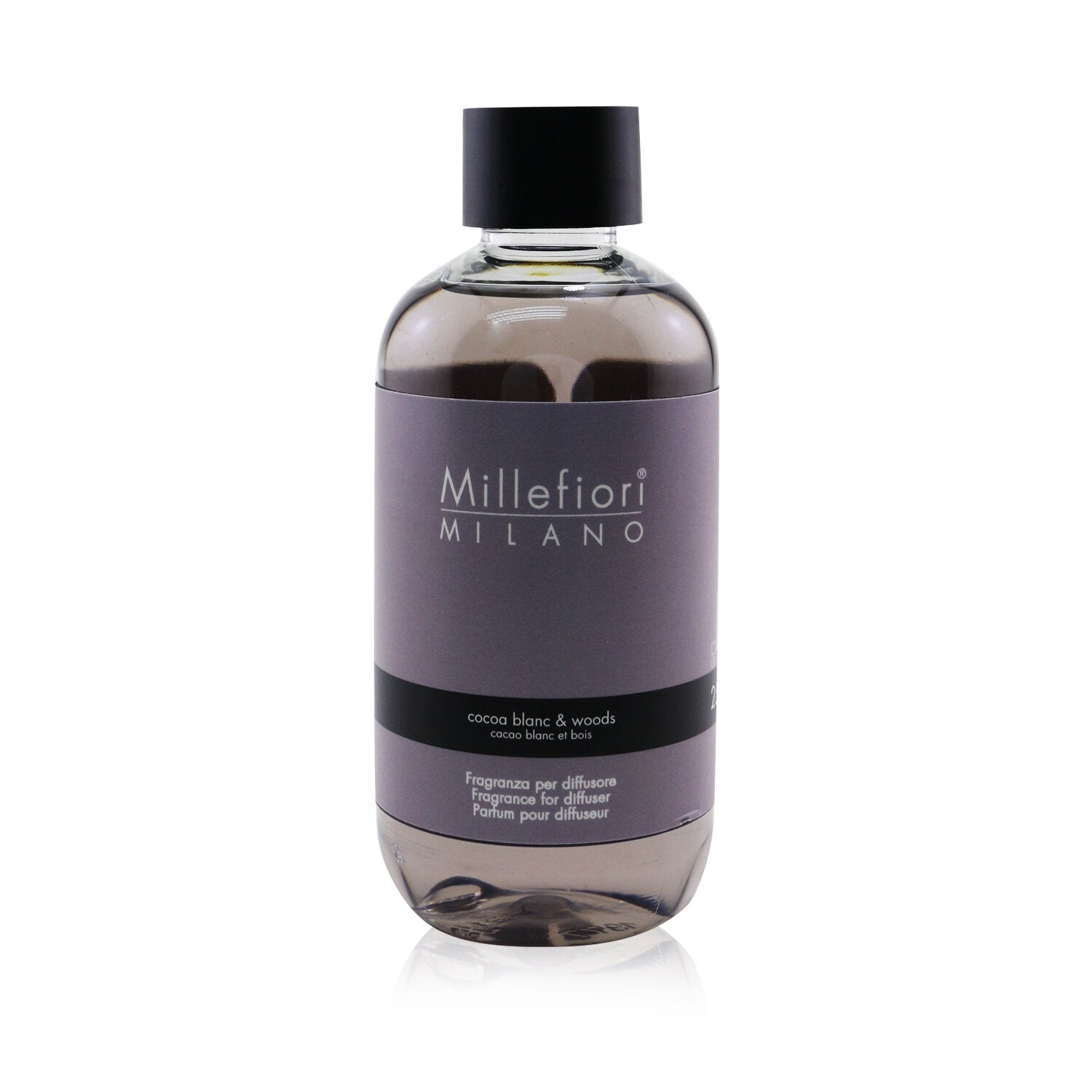 Millefiori Natural Fragrance Diffuser Refill - Cocoa Blanc & Woods  500ml/16.9oz