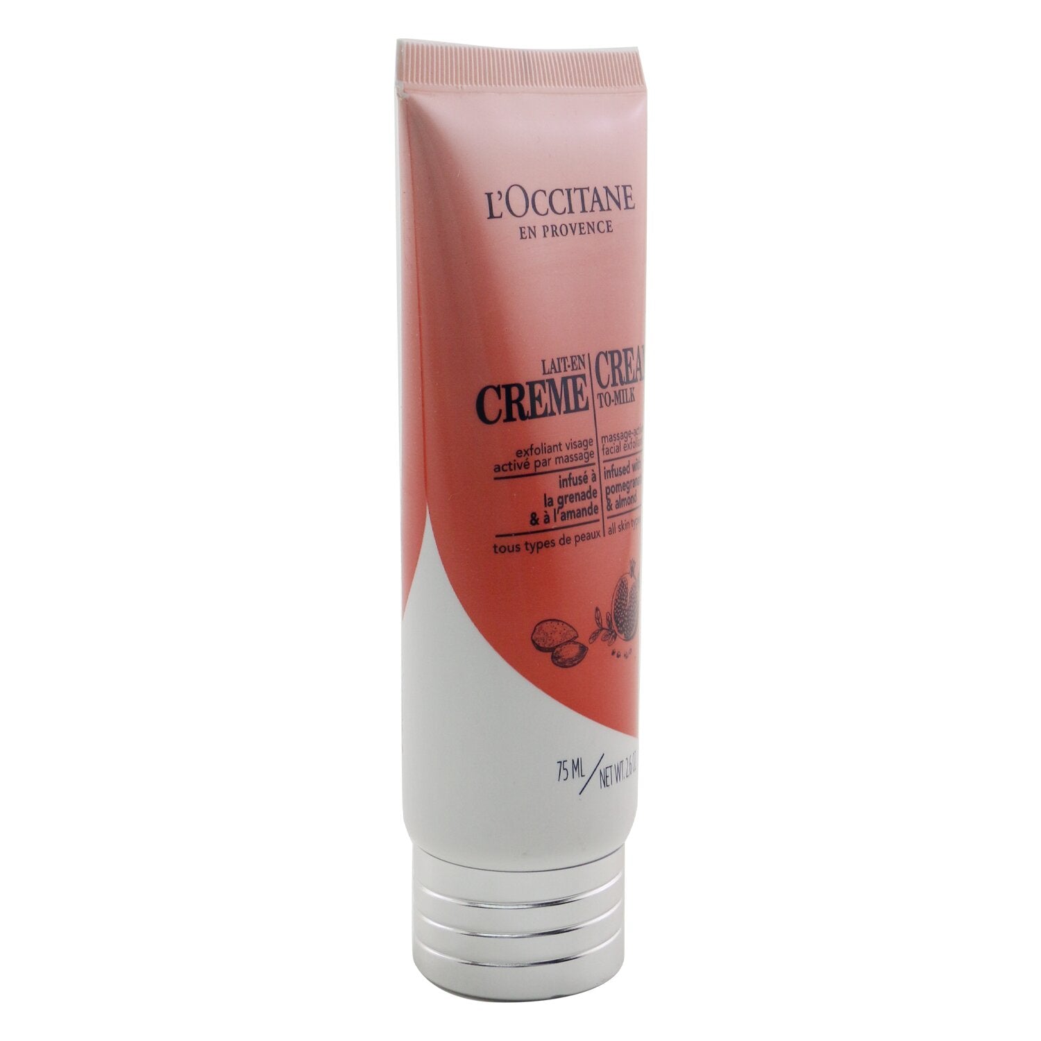 L'Occitane Cream To Milk Facial Exfoliant  75ml/2.5oz