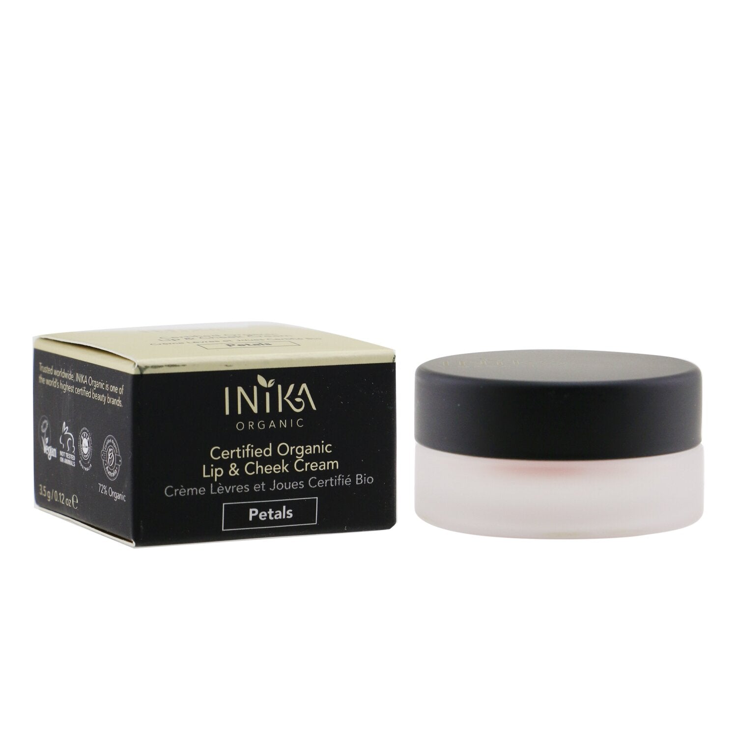 INIKA Organic Certified Organic Lip & Cheek Cream - # Petals  3.5g/0.12oz