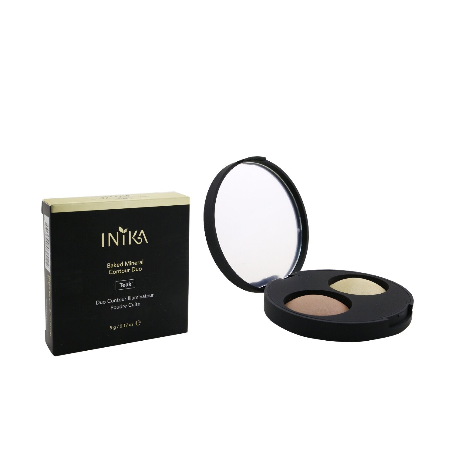 INIKA Organic Baked Mineral Contour Duo - # Teak  5g/0.17oz