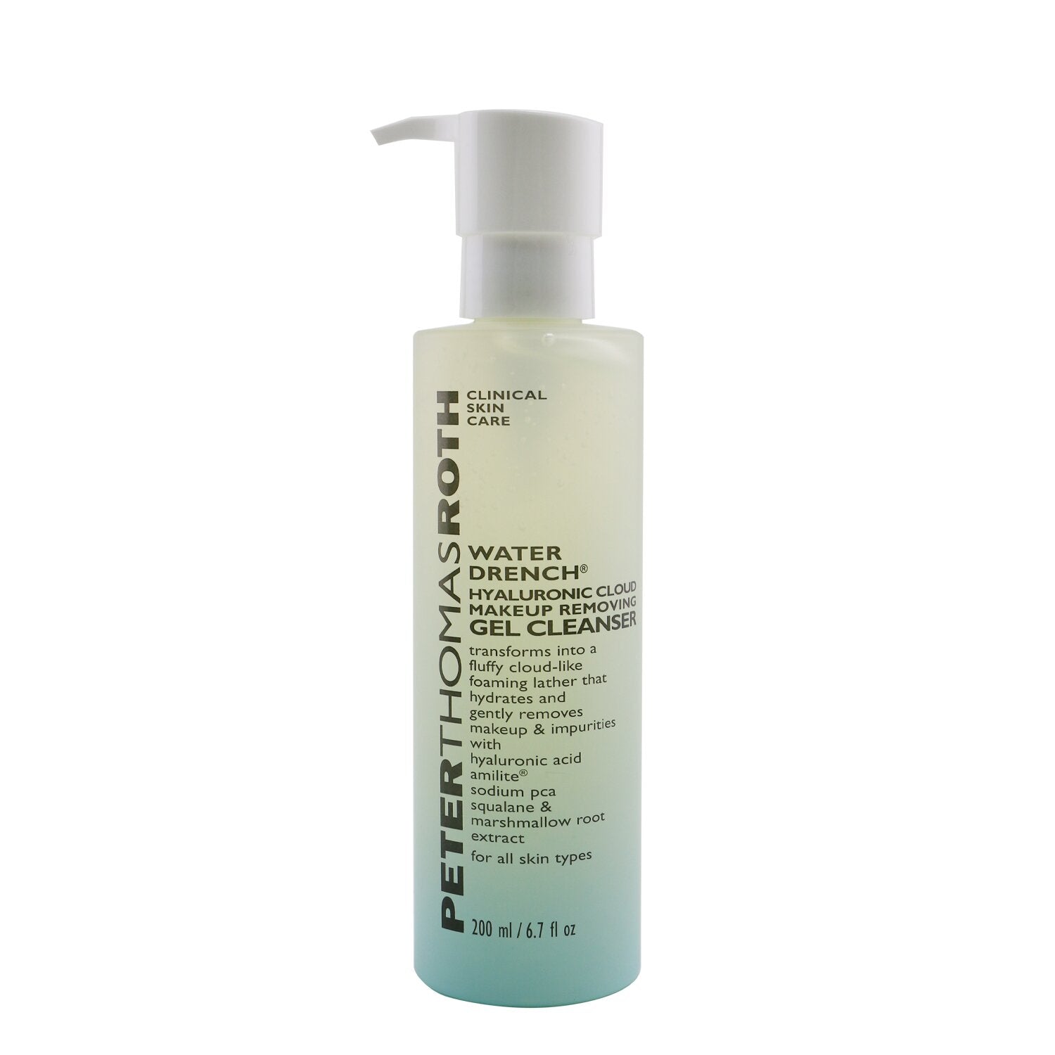 Peter Thomas Roth Water Drench Hyaluronic Cloud Makeup Removing Gel Cleanser  200ml/6.7oz