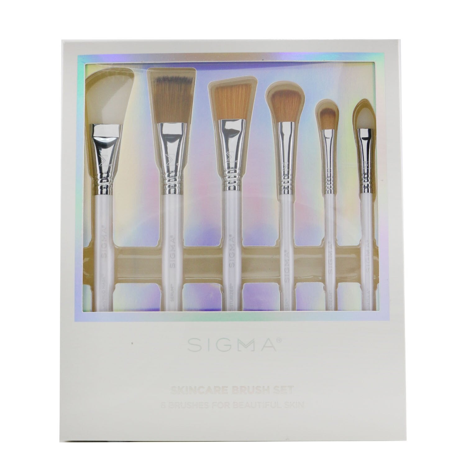 Sigma Beauty Skincare Brush Set (6x Brush)  6pcs