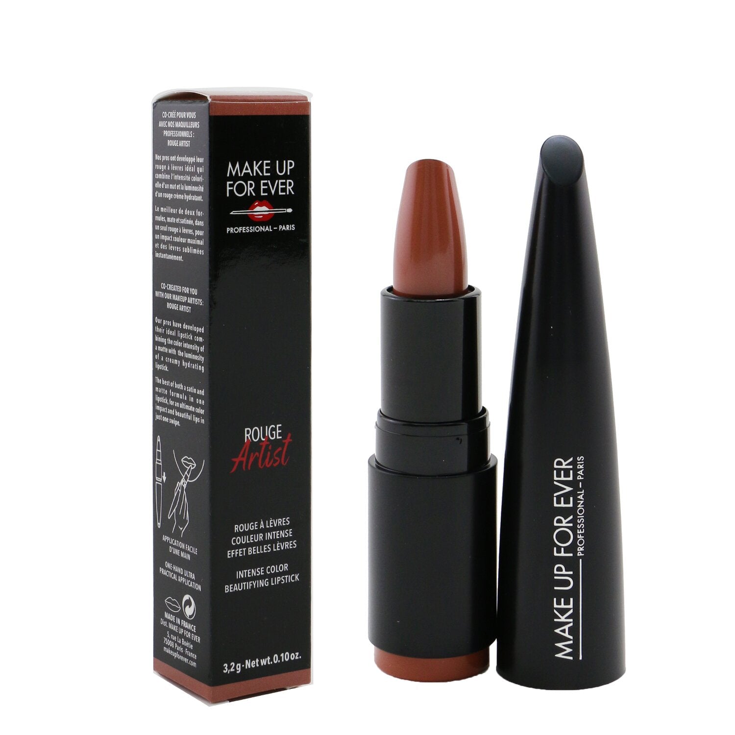 Make Up For Ever Rouge Artist Intense Color Beautifying Lipstick - # 112 Chic Brick  3.2g/0.1oz