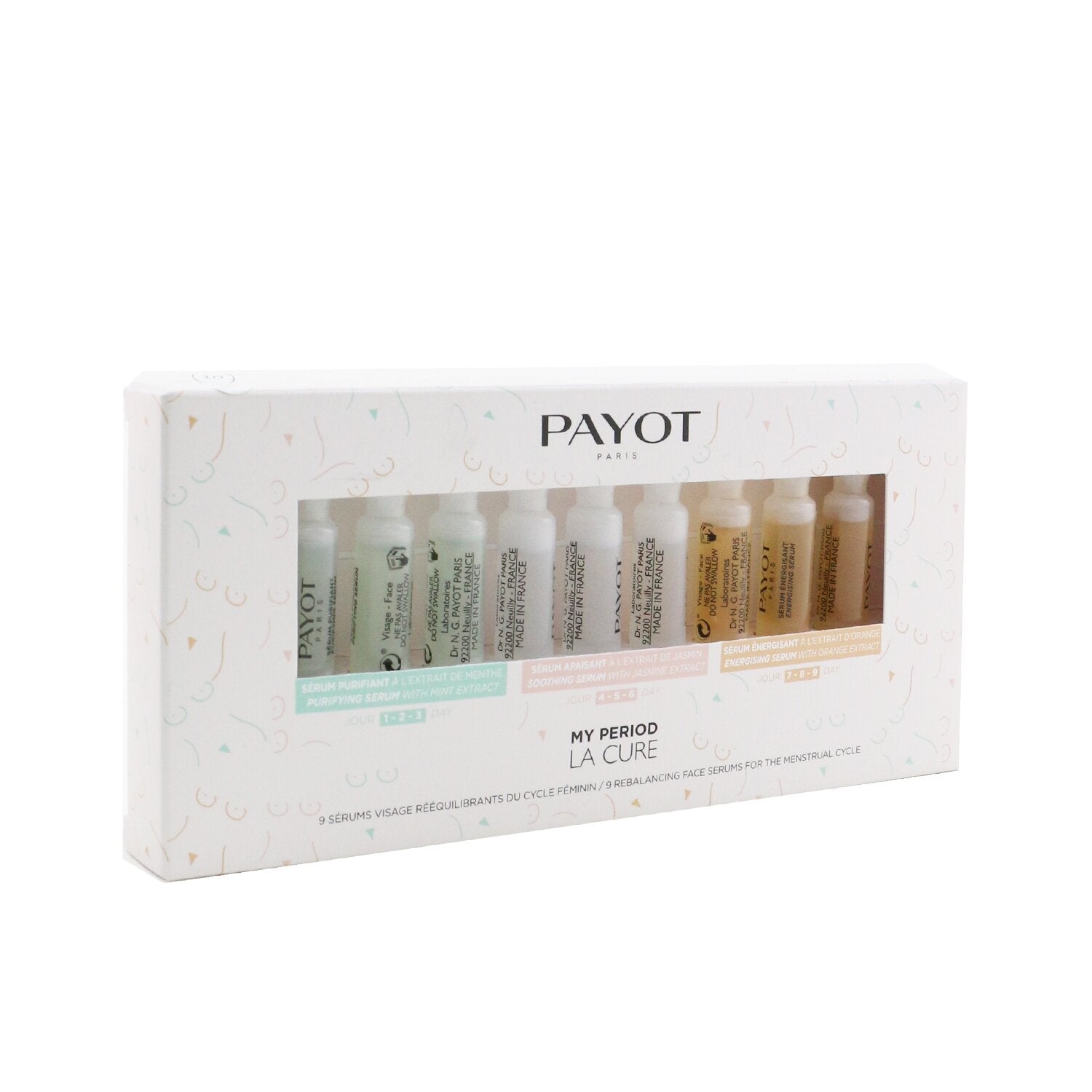 Payot My Period La Cure - 9 Rebalancing Face Serums For The Menstrual Cycle  9x1.5ml/0.05oz