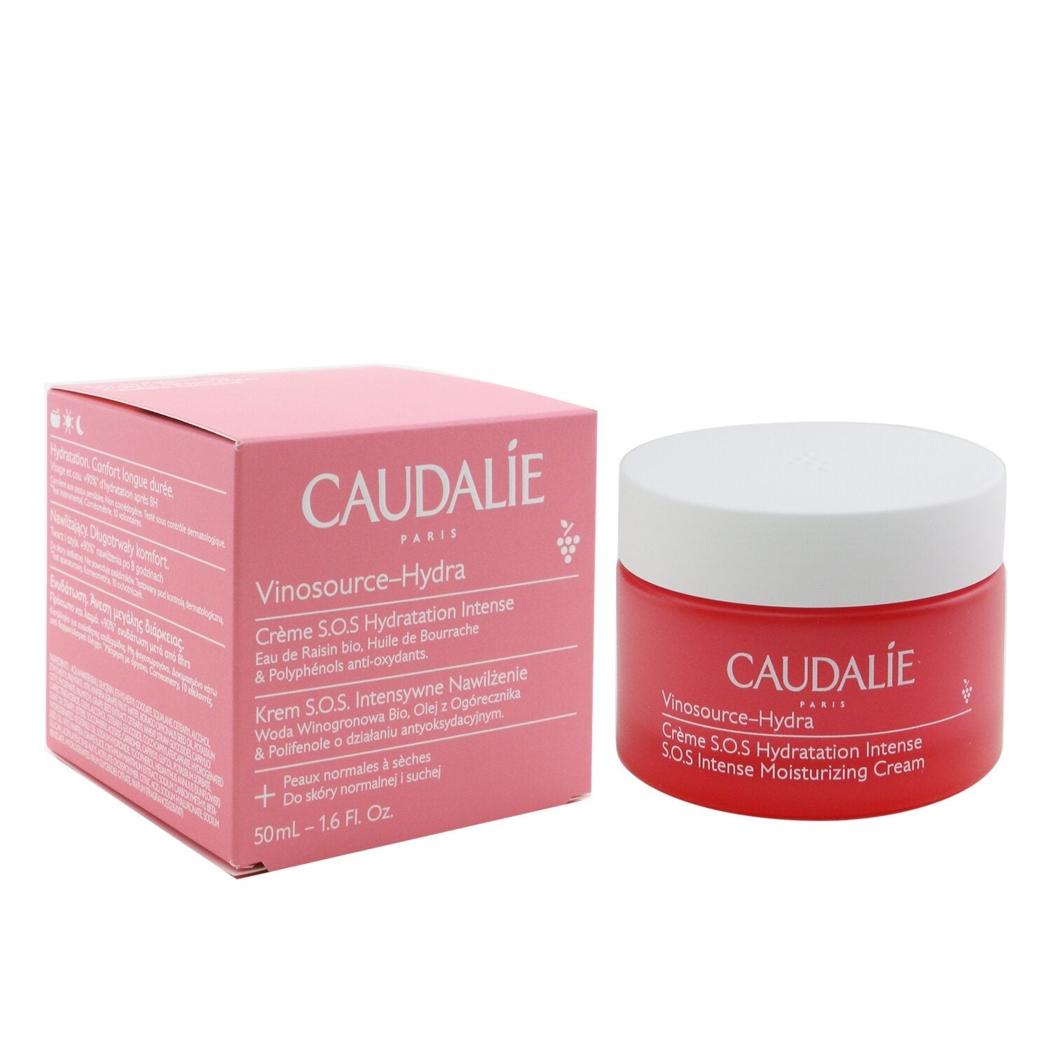 Caudalie Vinosource-Hydra S.O.S Intense Moisturizing Cream  50ml/1.6oz