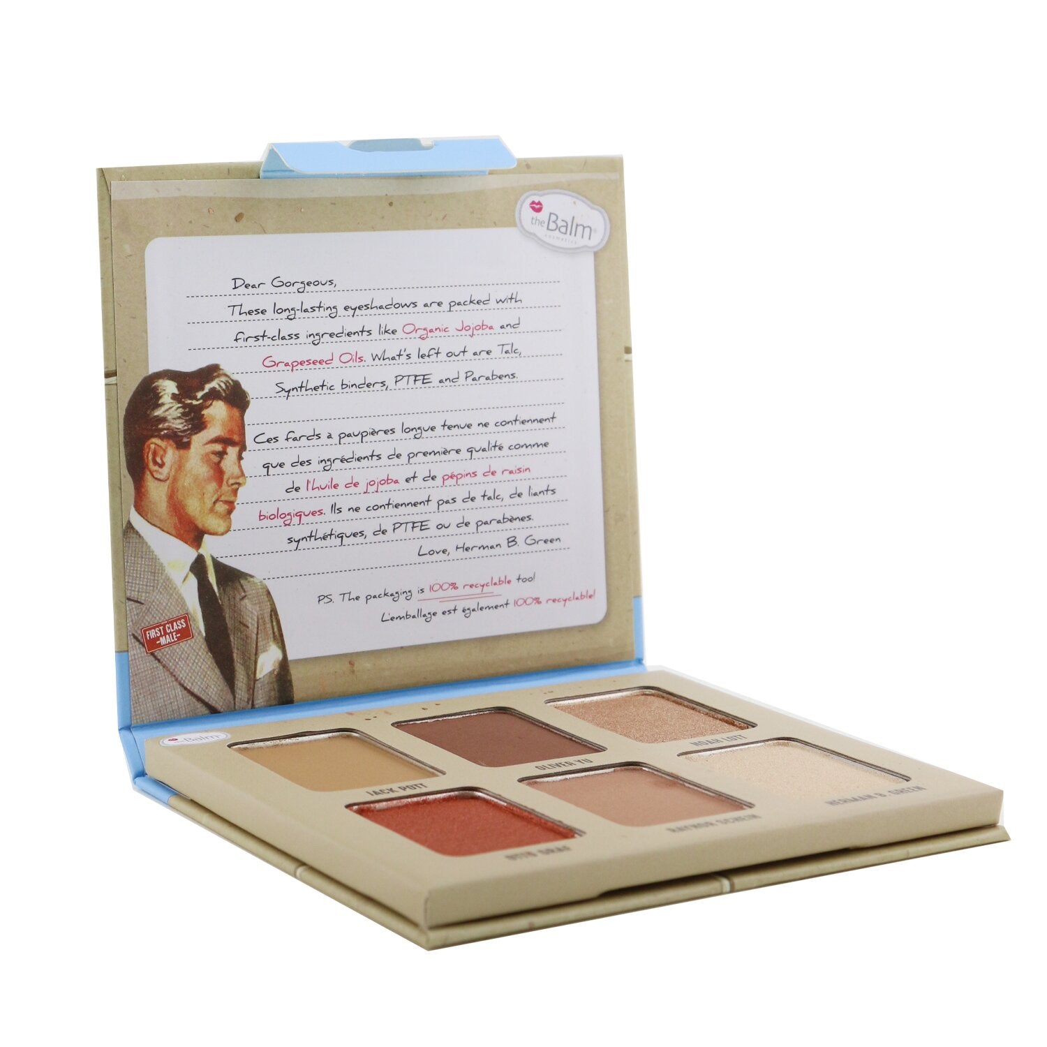 TheBalm Male Order Eyeshadow Palette (6x Eyeshadow) - # First Class Male  13.2g/0.46oz