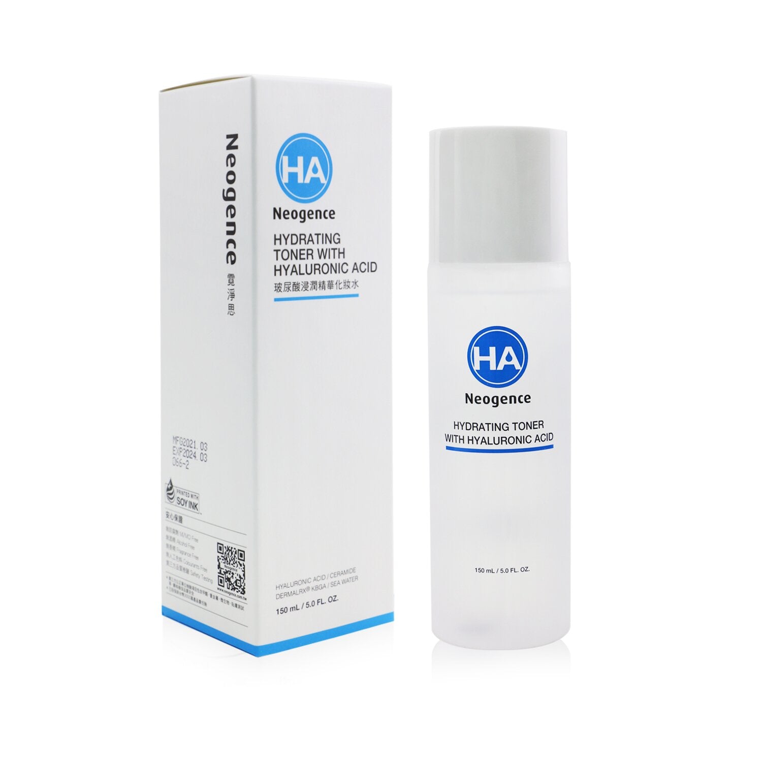 Neogence HA - Hydrating Toner With Hyaluronic Acid  150ml/5oz