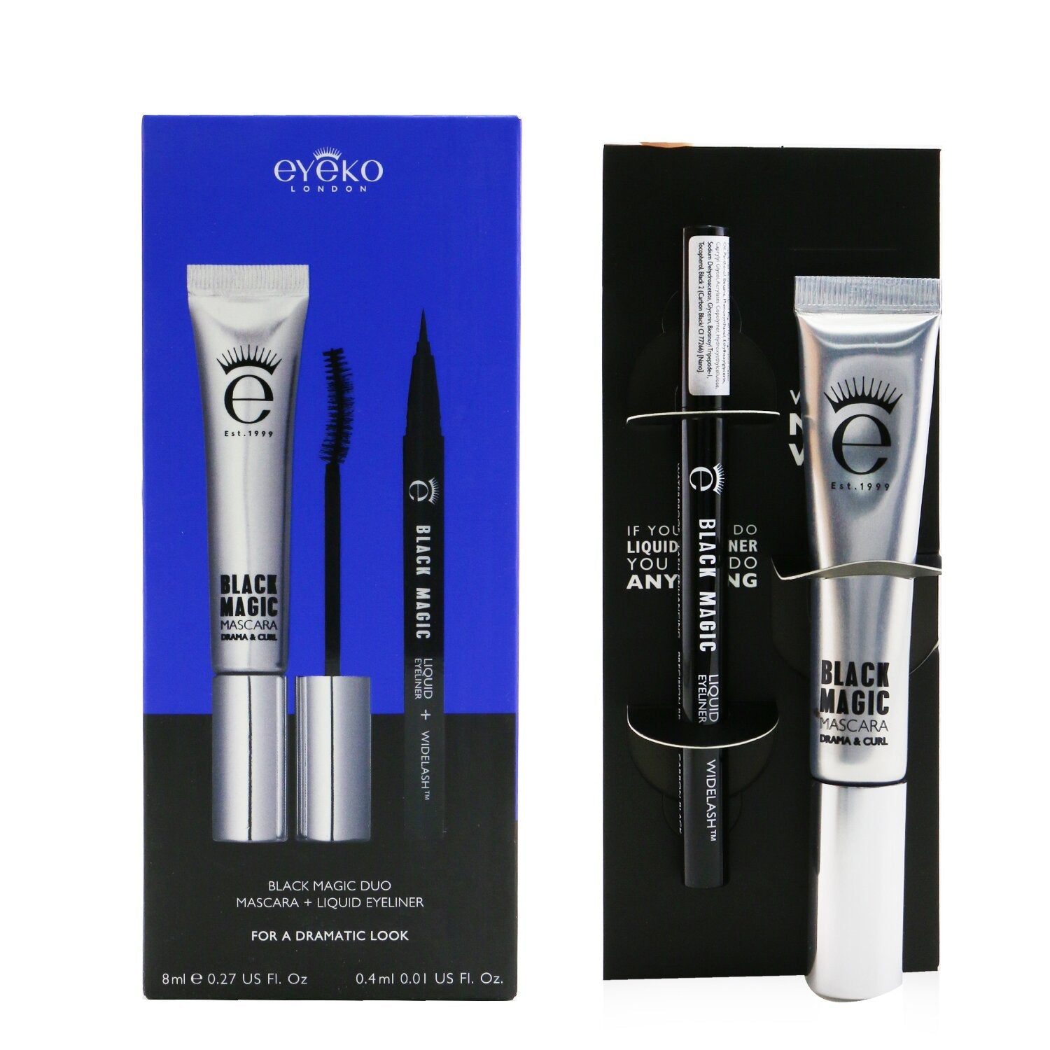 Eyeko Black Magic Duo (1x Mascara + 1x Liquid Eyeliner)  2pcs