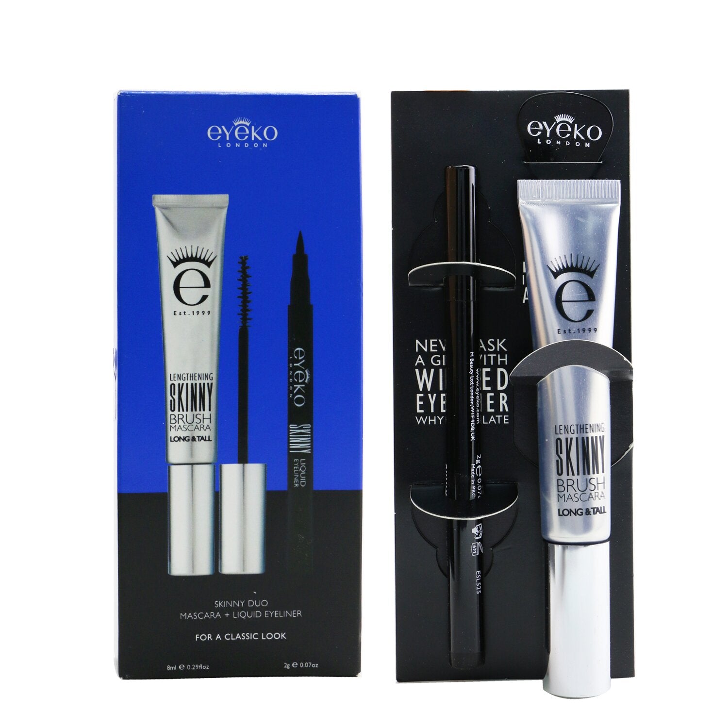 Eyeko Skinny Duo (1x Mascara + 1x Liquid Eyeliner)  2pcs