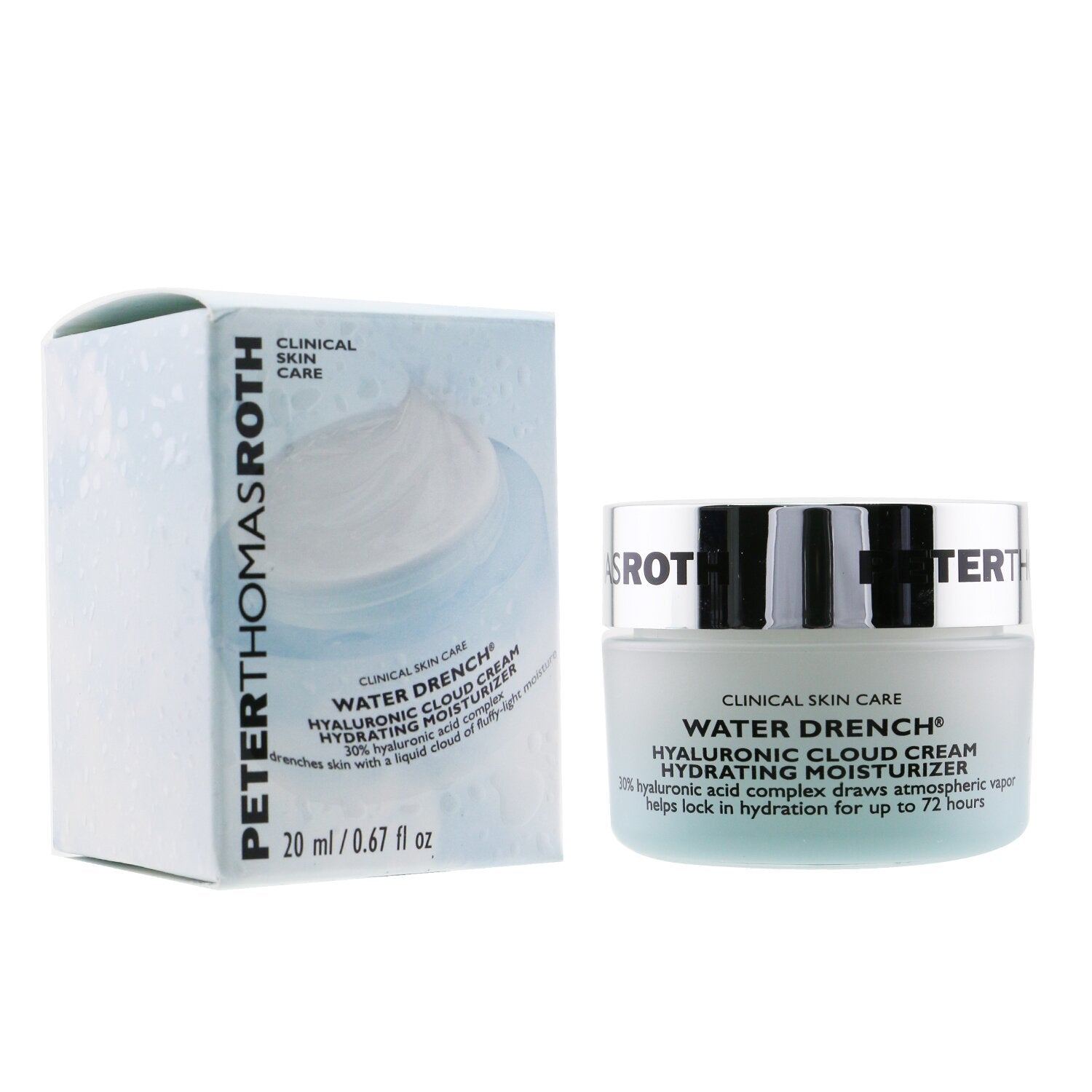 Peter Thomas Roth Water Drench Hyaluronic Cloud Cream Hydrating Moisturizer  20ml/0.67oz