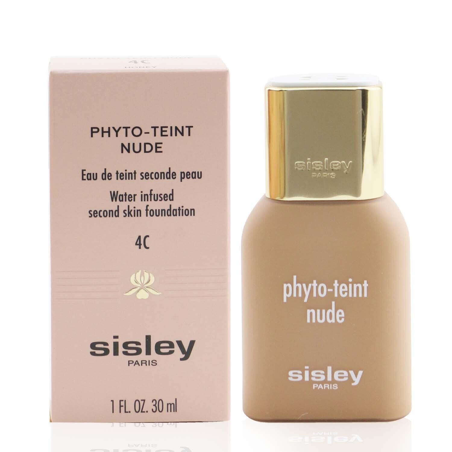 Sisley Phyto Teint Nude Water Infused Second Skin Foundation  -# 4C Honey  30ml/1oz