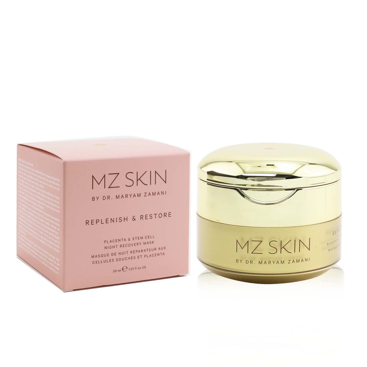 MZ Skin Replenish & Restore Placenta & Stem Cell Night Recovery Mask  30ml/1.01oz