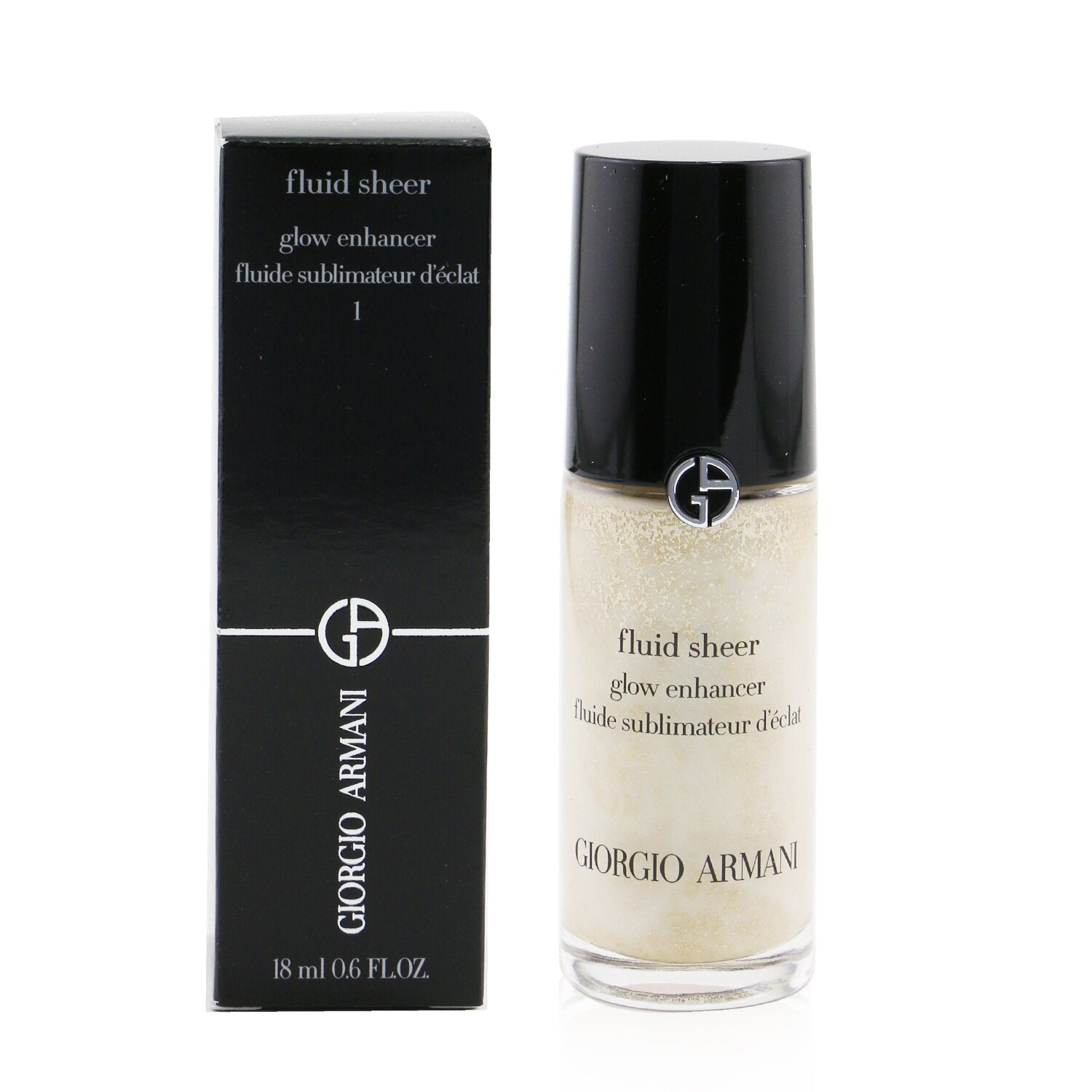 Giorgio Armani Fluid Sheer Glow Enhancer (Mini) - # 01 Nude Glow  18ml/0.6oz