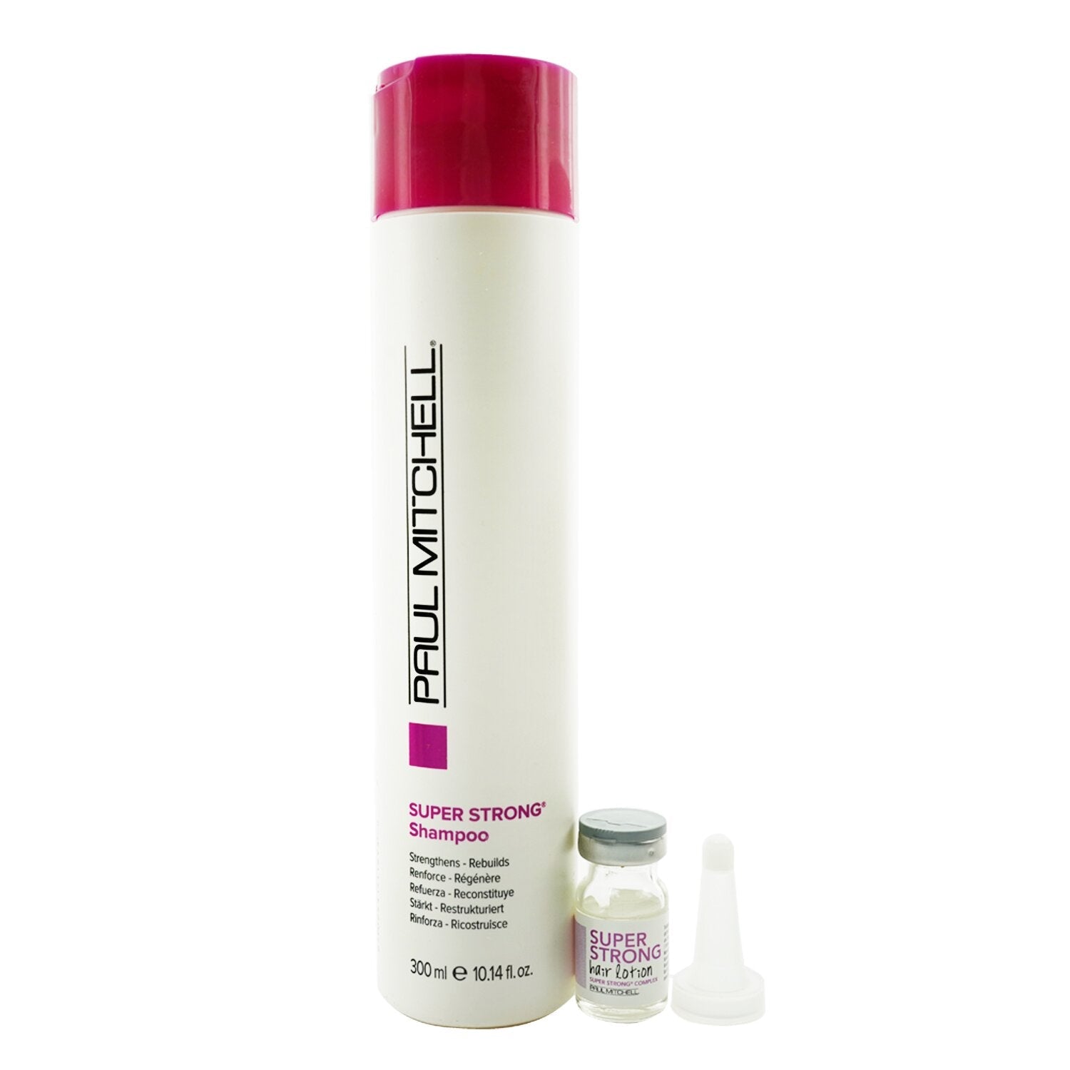 Paul Mitchell Strength Super Strong Complex Program Set: Shampoo 300ml + Hair Lotion 12x6ml  13pcs