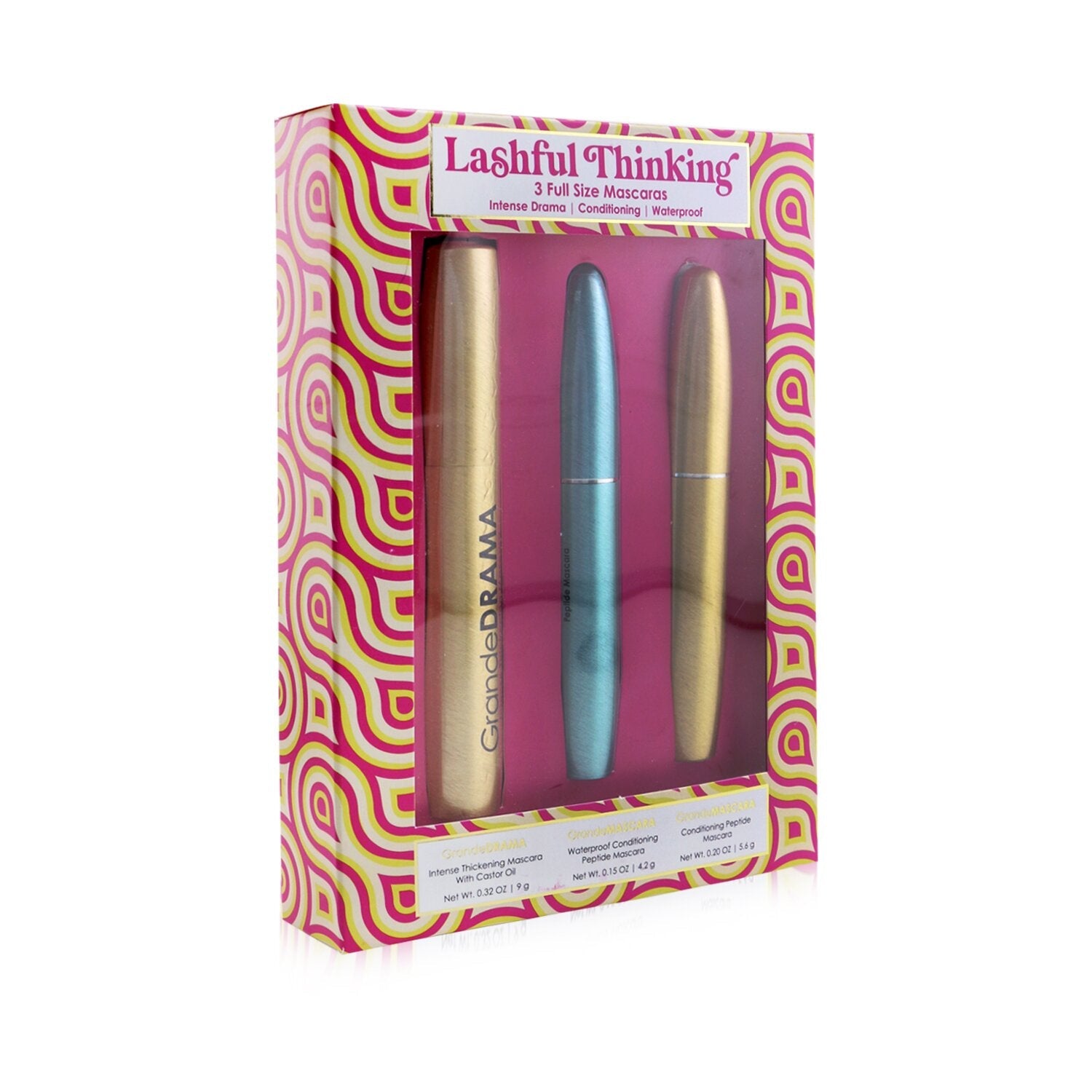 Grande Cosmetics (GrandeLash) Lashful Thinking Set (3x Mascara)  3pcs