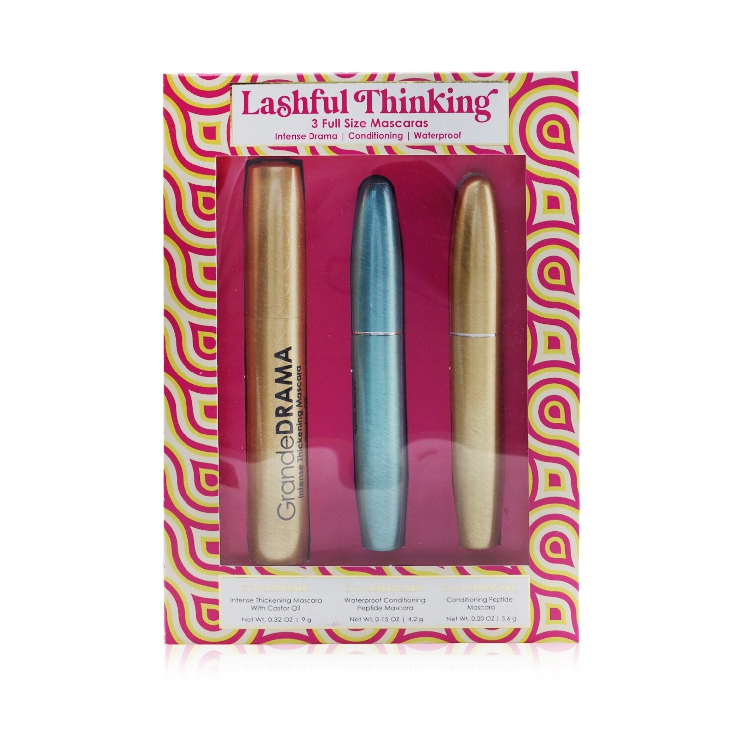 Grande Cosmetics (GrandeLash) Lashful Thinking Set (3x Mascara)  3pcs