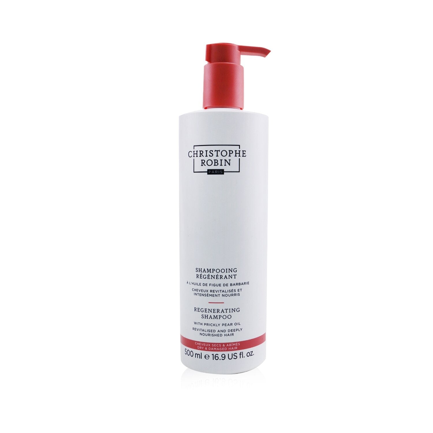 Christophe Robin Regenerating Shampoo with Prickly Pear Oil - Dry & Damaged Hair  500ml/16.9oz