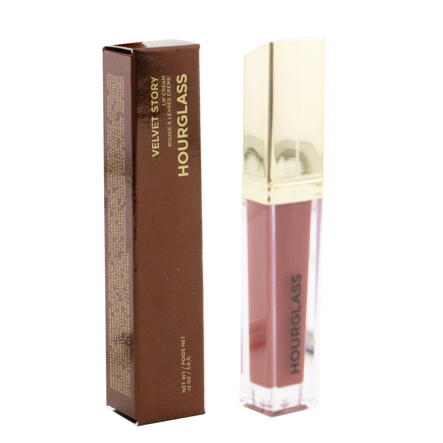 HourGlass Velvet Story Lip Cream - # Luxe (Mauve)  3.6g/0.12oz