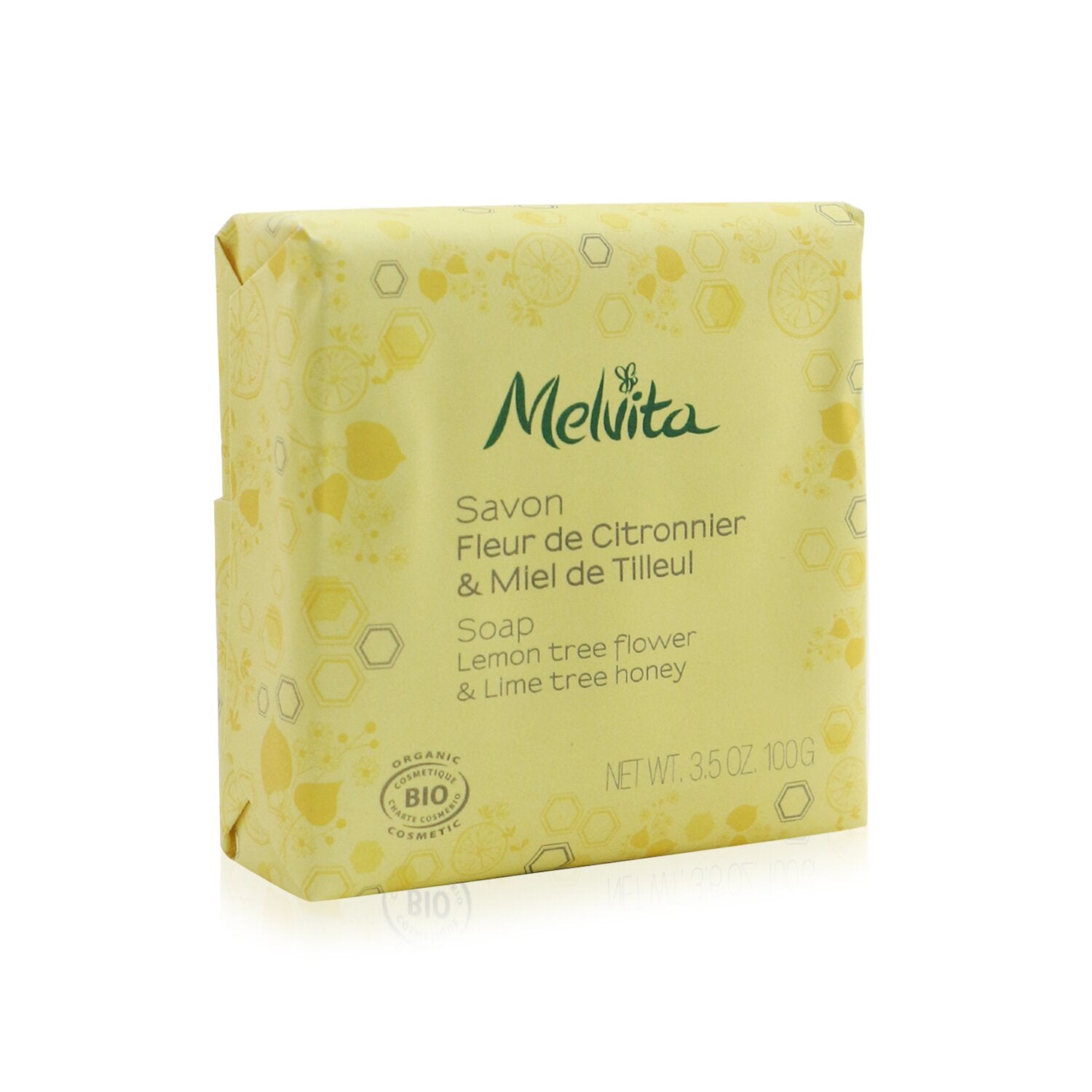 Melvita Soap - Lemon Tree Flower & Lime Tree Honey  100g/3.5oz