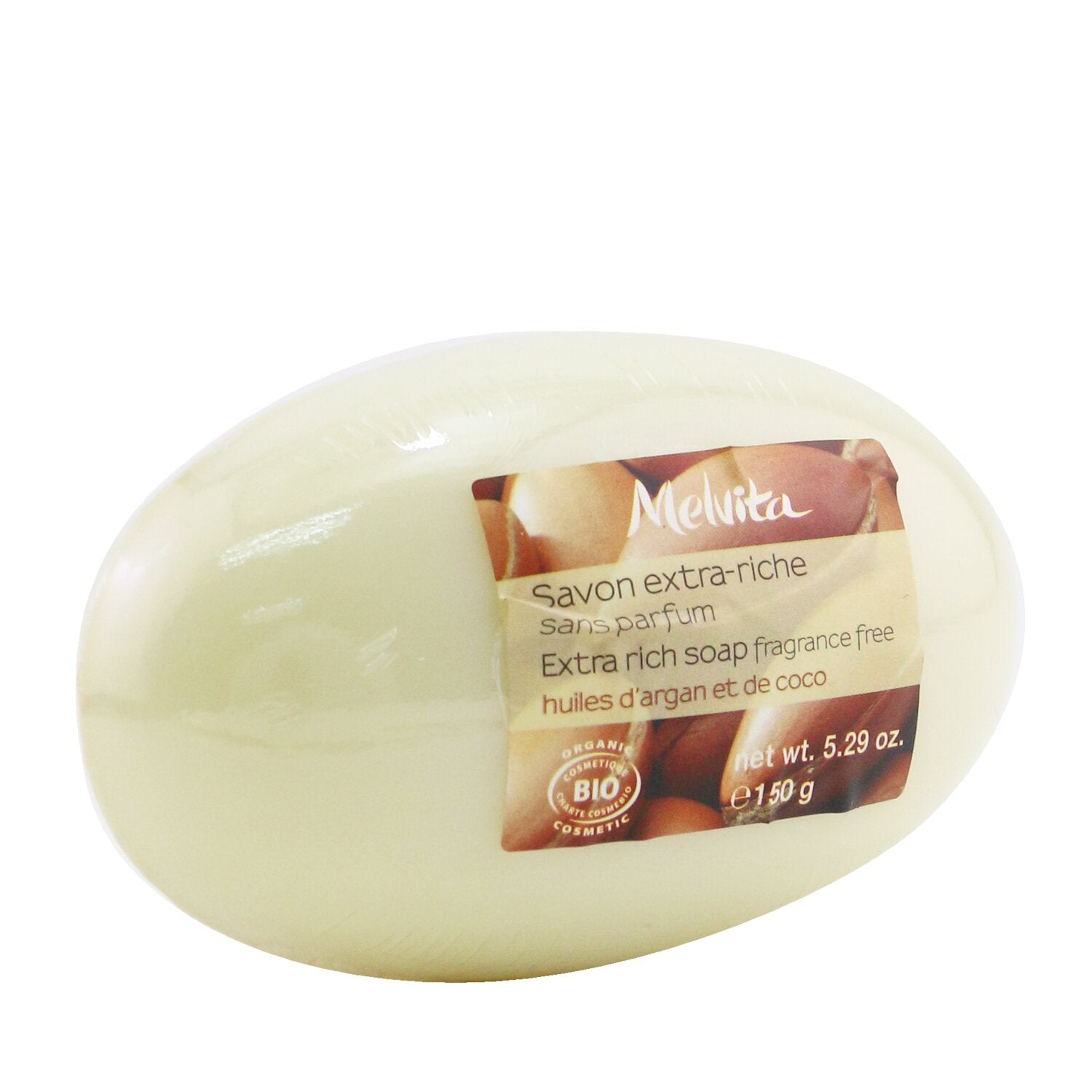 Melvita Extra Rich Soap With Argan Oil - Fragrance Free  150ml/5.29oz