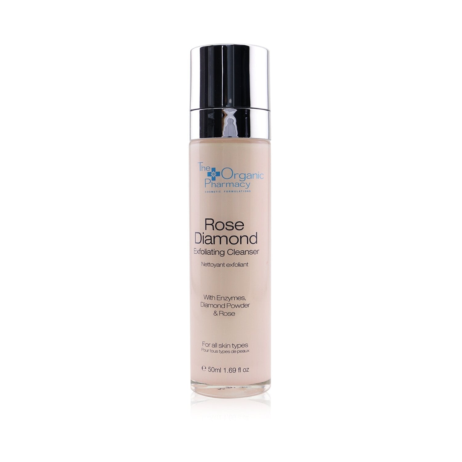 The Organic Pharmacy Rose Diamond Exfoliating Cleanser  50ml/1.69oz