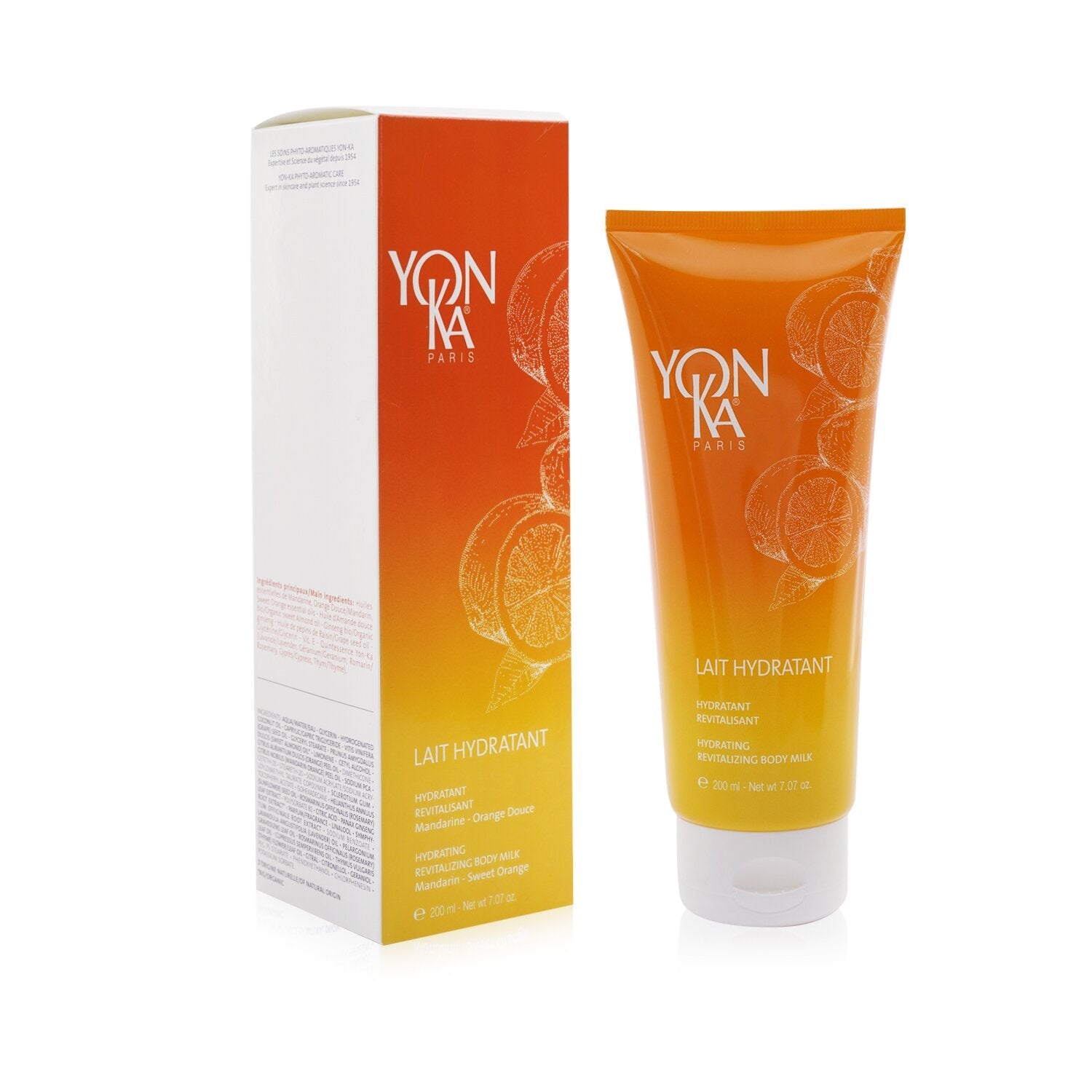 Yonka Lait Hydratant Hydrating, Revitalizing Body Milk - Mandarin  200ml/7.07oz