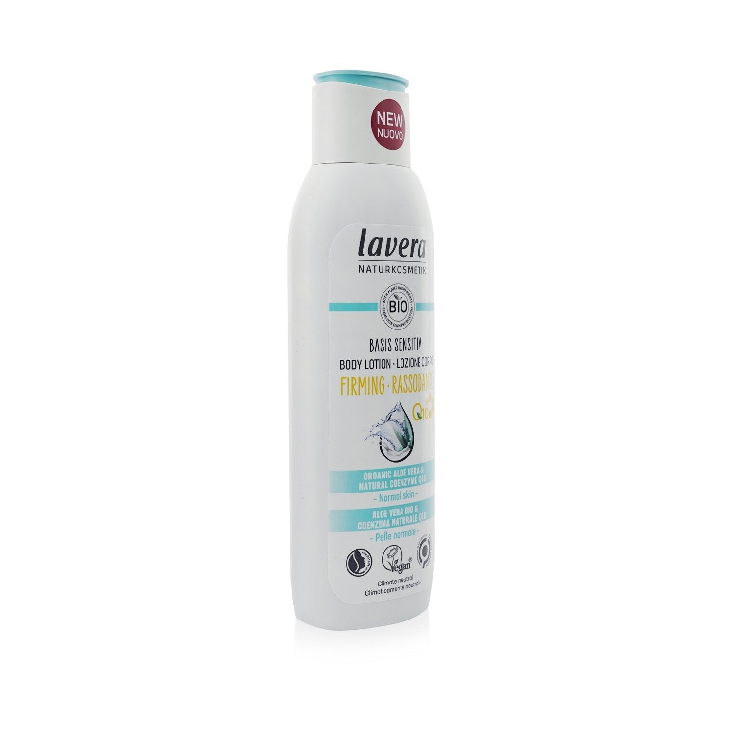 Lavera Basis Sensitiv Firming Body Lotion With Organic Aloe Vera & Natural Coenzyme Q10 - For Normal Skin  250ml/8.4oz