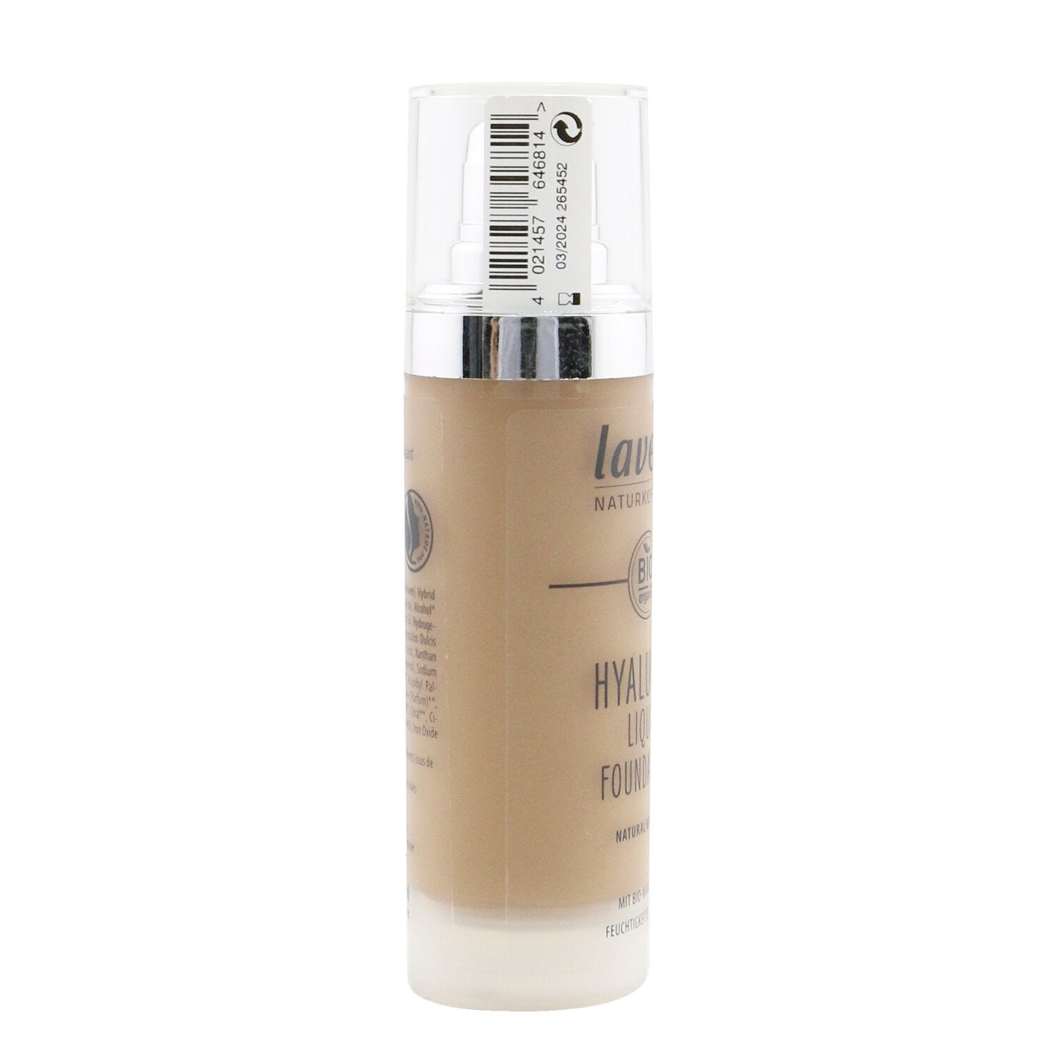 Lavera Hyaluron Liquid Foundation - # 05 Natural Beige  30ml/1oz