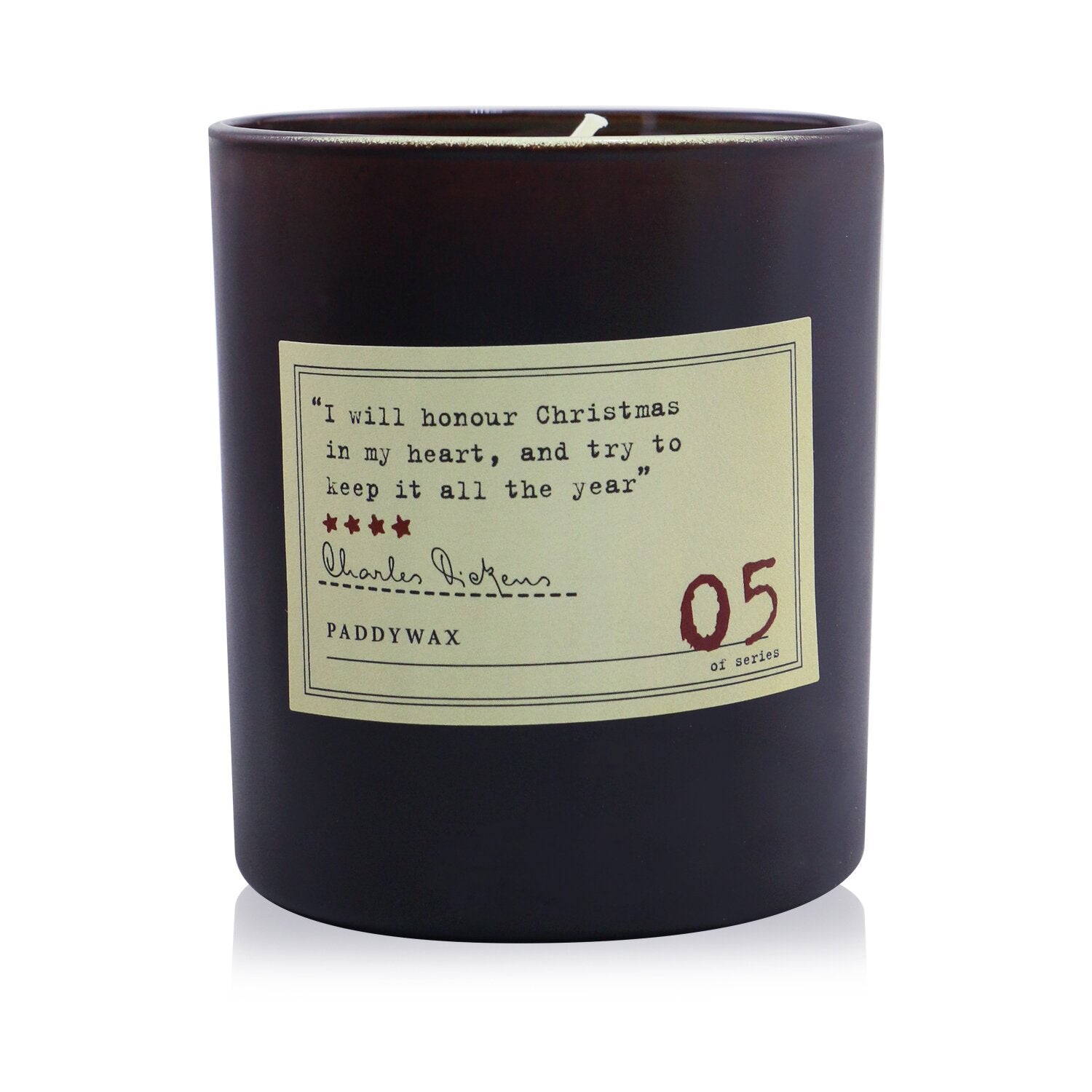 Paddywax Library Candle - Charles Dickens  170g/6oz