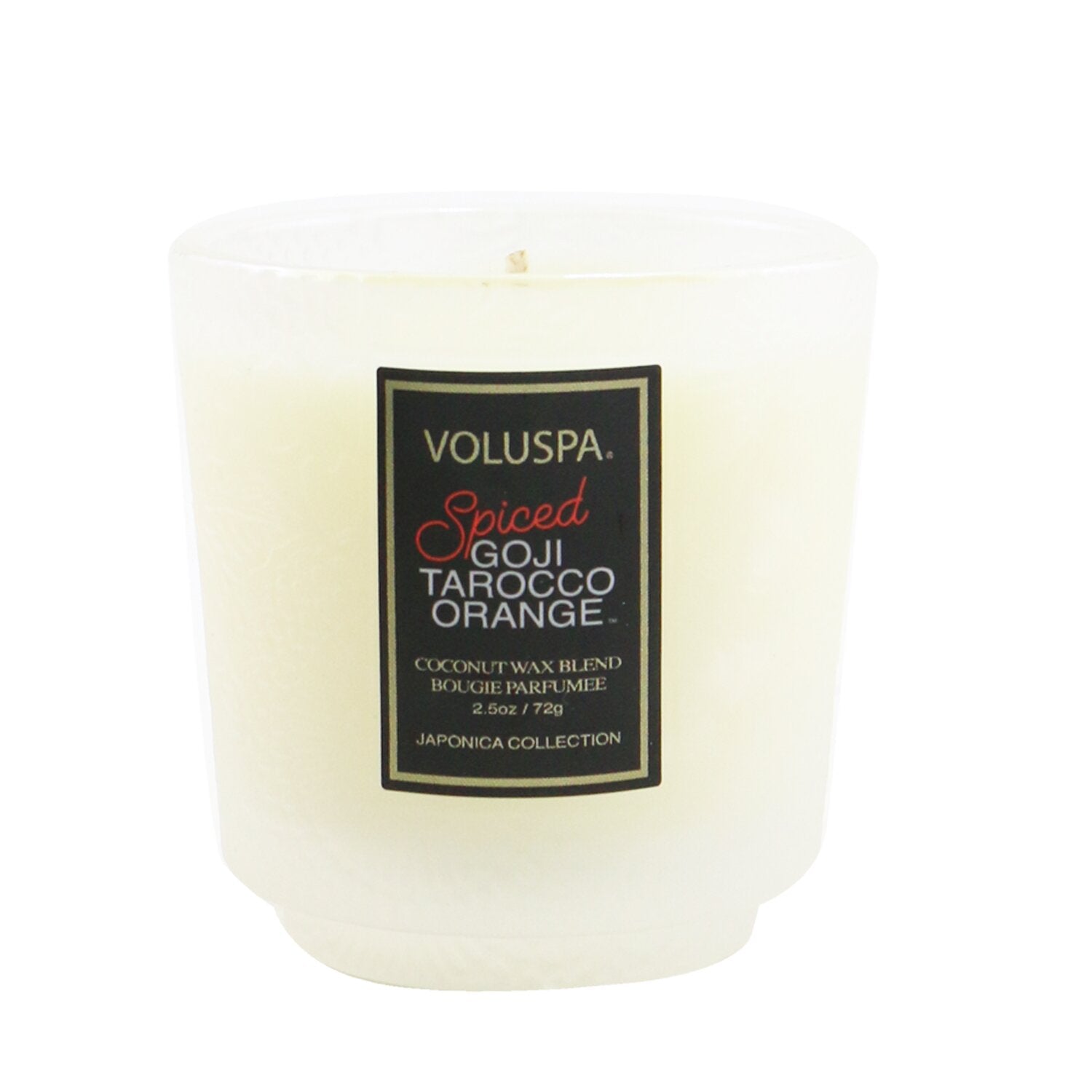 Voluspa Petite Pedestal Candle - Spiced Goji Tarocco Orange  72g/2.5oz