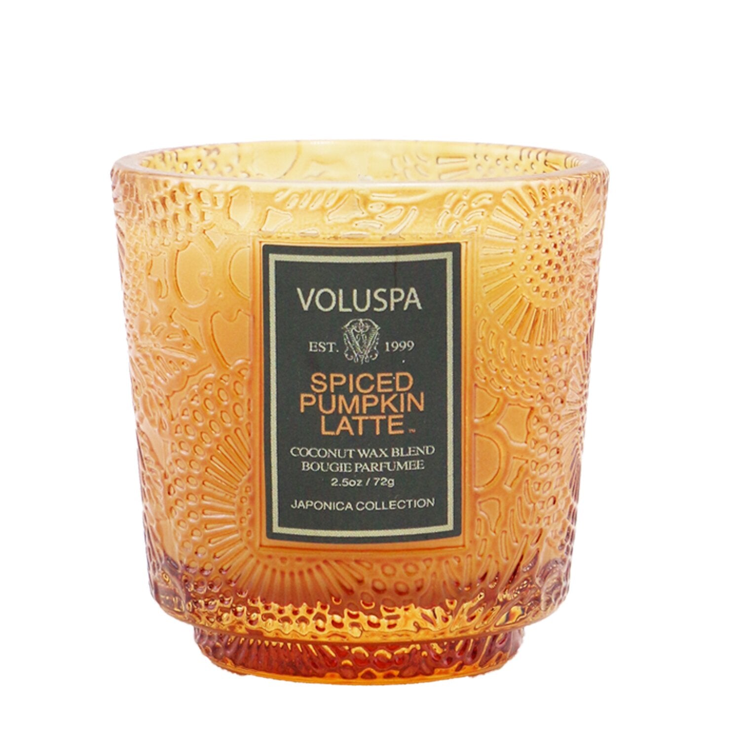 Voluspa Petite Pedestal Candle - Spiced Pumpkin Latte  72g/2.5oz