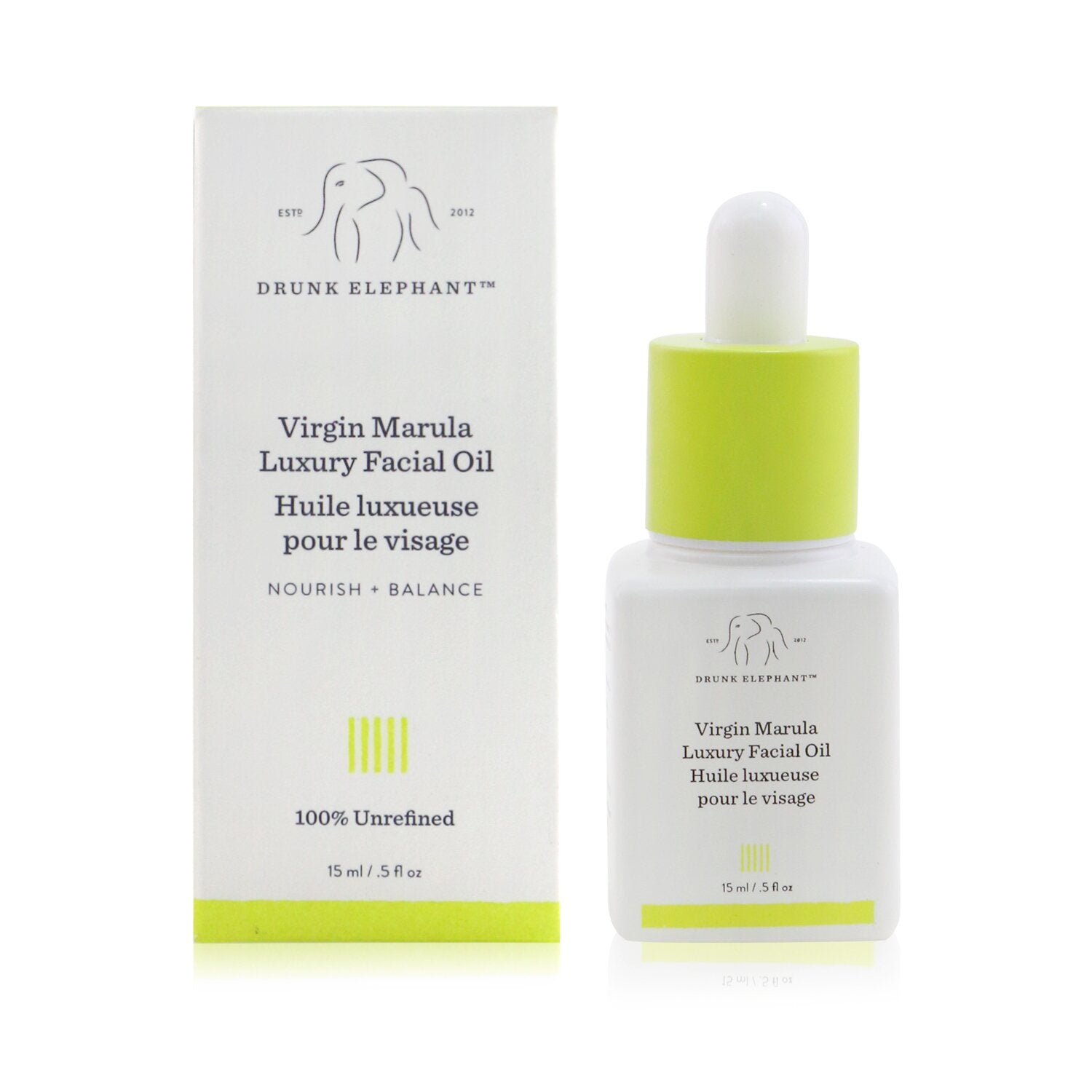 Drunk Elephant Virgin Marula Luxury Facial Oil - Mini Size  15ml/0.5oz