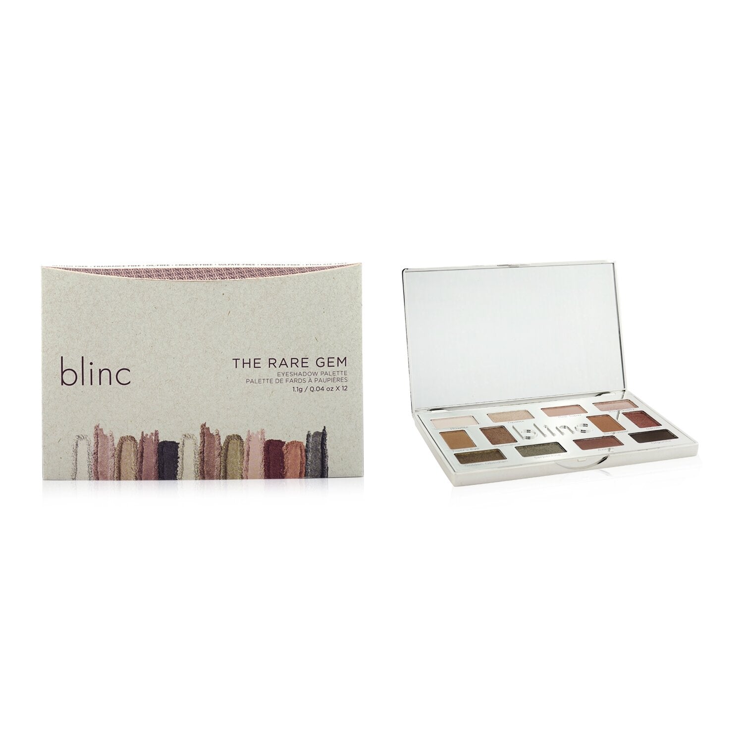 Blinc The Rare Gem Eyeshadow Palette (12x Eyeshadow)  12x1.1g/0.04oz