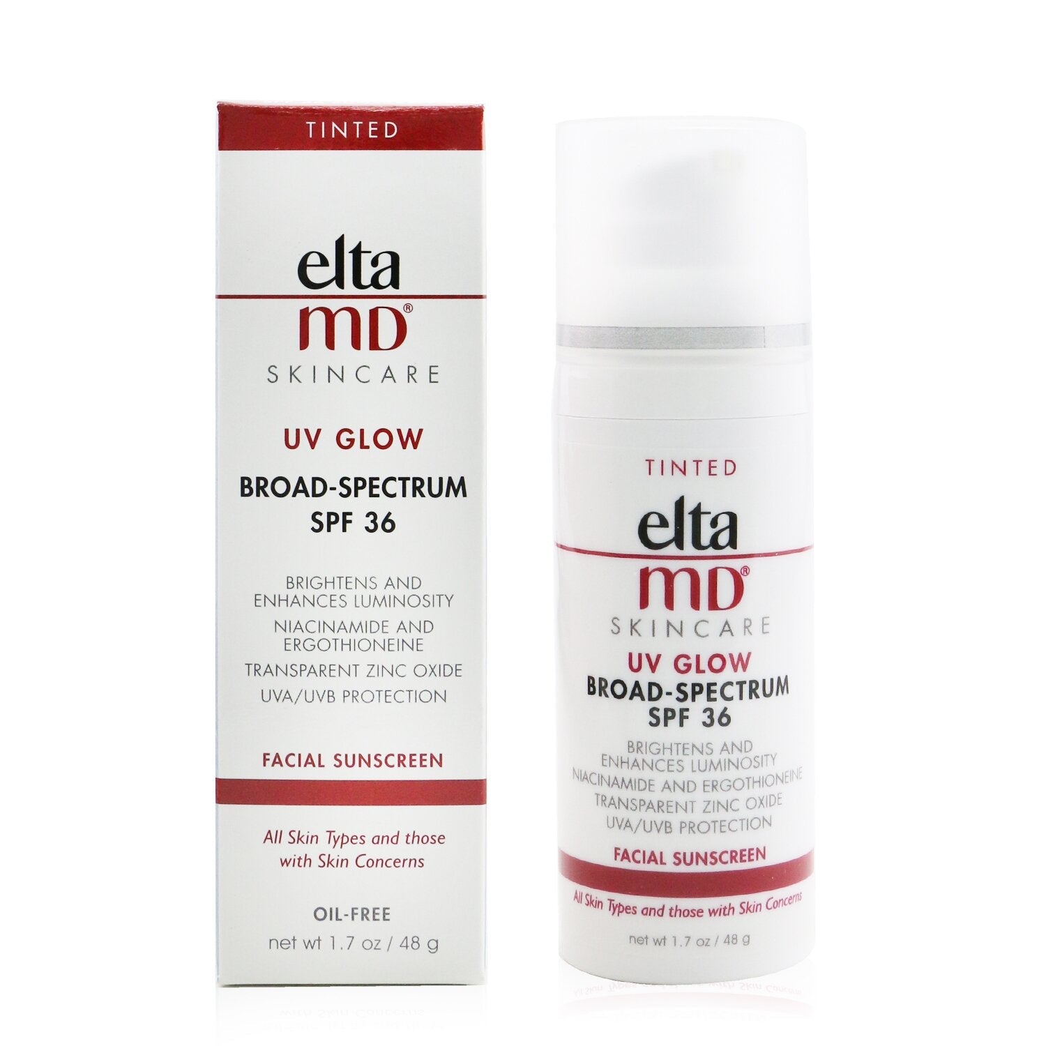 EltaMD UV Glow Facial Sunscreen SPF 36 - Tinted  48g/1.7oz