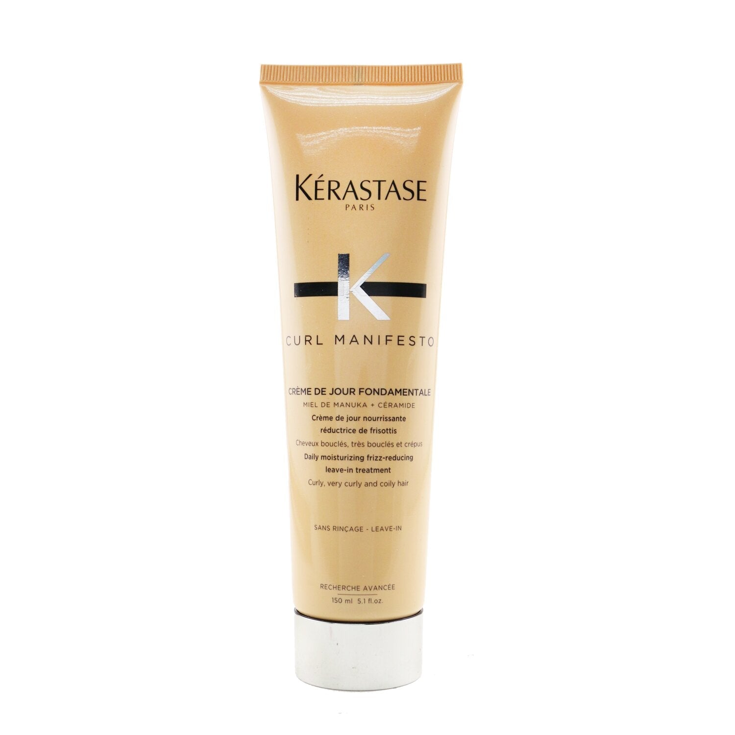 Kerastase Curl Manifesto Creme De Jour Fondamentale Hair Cream Daily Moisturizing Frizz-Reducing Leave-in Treatment - For Curly Hair  150ml/5.1oz