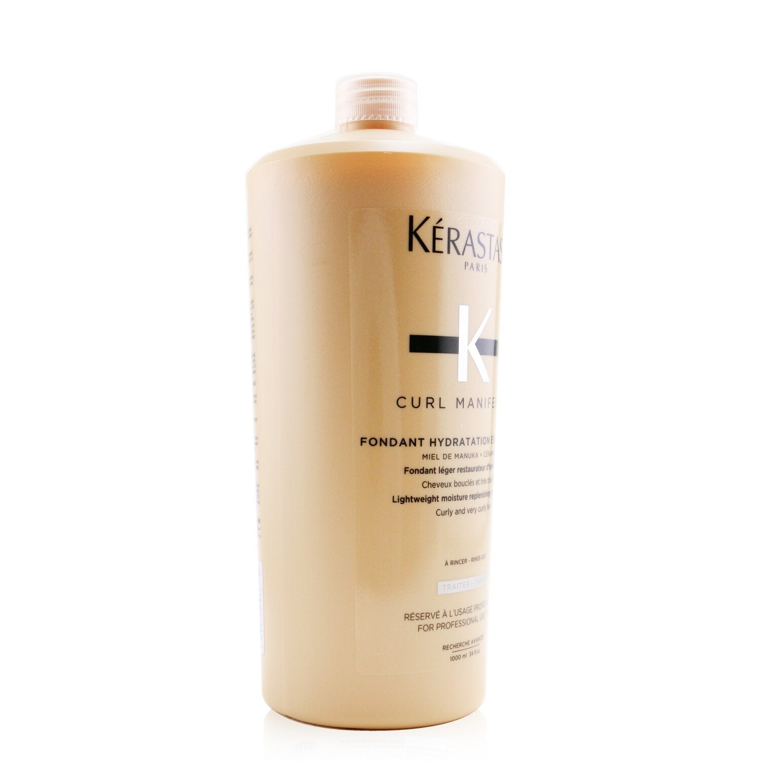 Kerastase Curl Manifesto Fondant Hydratation Essentielle Lightweight Moisture Replenishing Conditioner - For Curly & Very Curly Hair (Salon Size)  1000ml/34oz