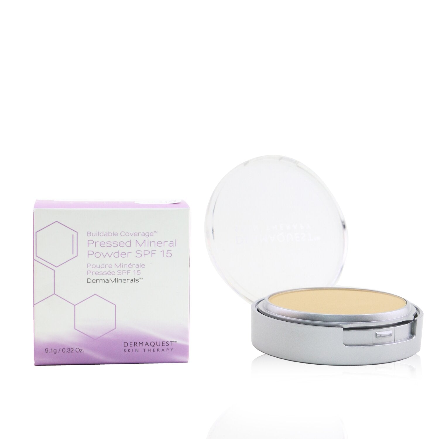 DermaQuest DermaMinerals Buildable Coverage Pressed Mineral Powder SPF 15 - # 2W  9.1g/0.32oz