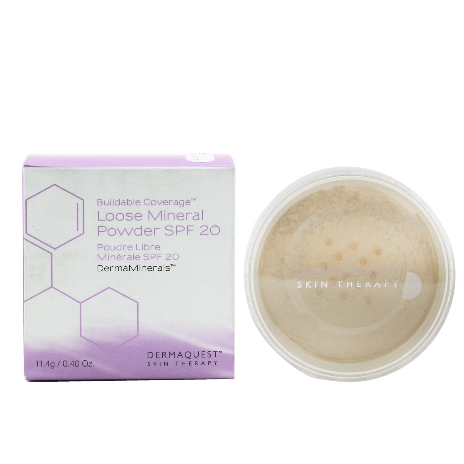 DermaQuest DermaMinerals Buildable Coverage Loose Mineral Powder SPF 20 - # 1C  11.4g/0.4oz