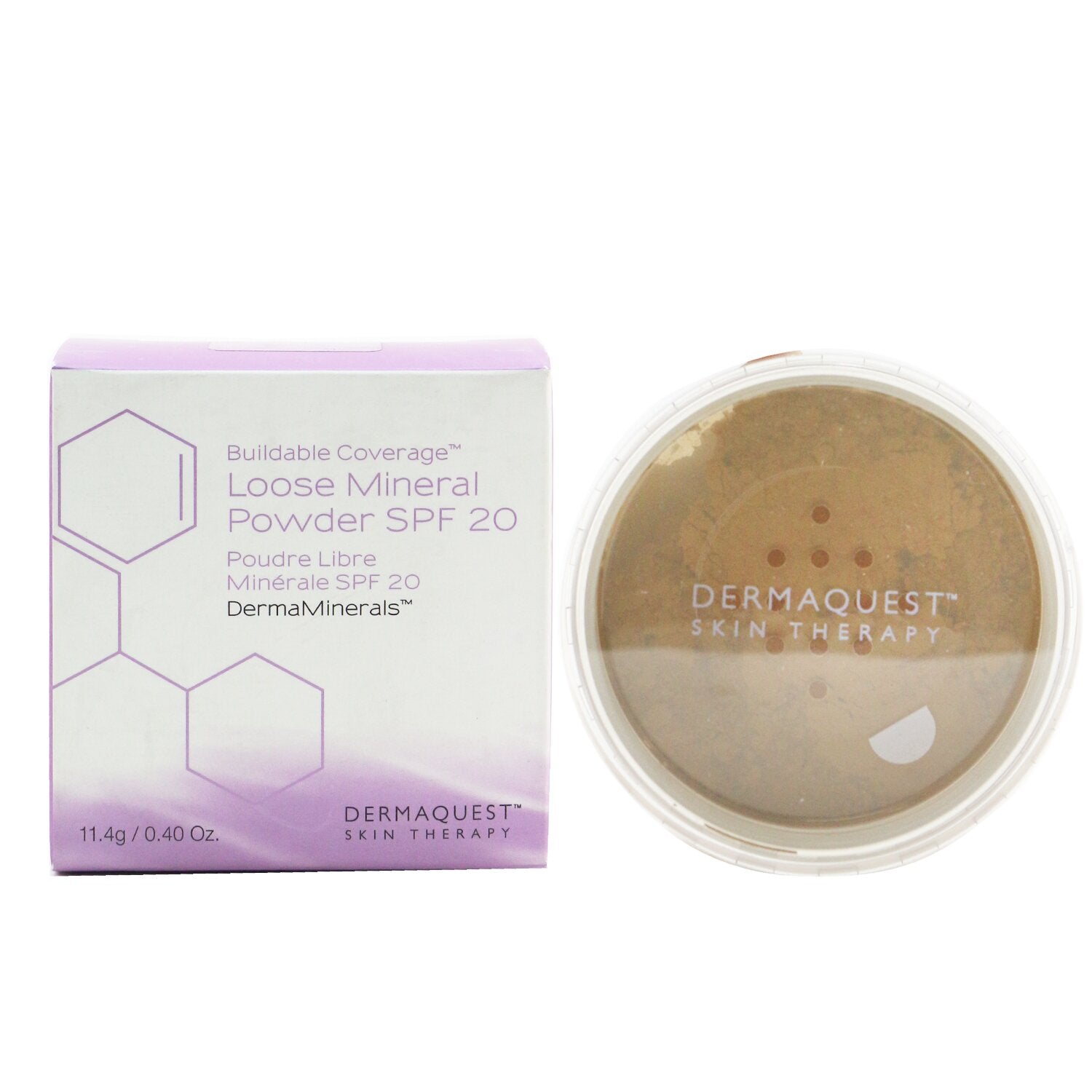 DermaQuest DermaMinerals Buildable Coverage Loose Mineral Powder SPF 20 - # 5W  11.4g/0.4oz