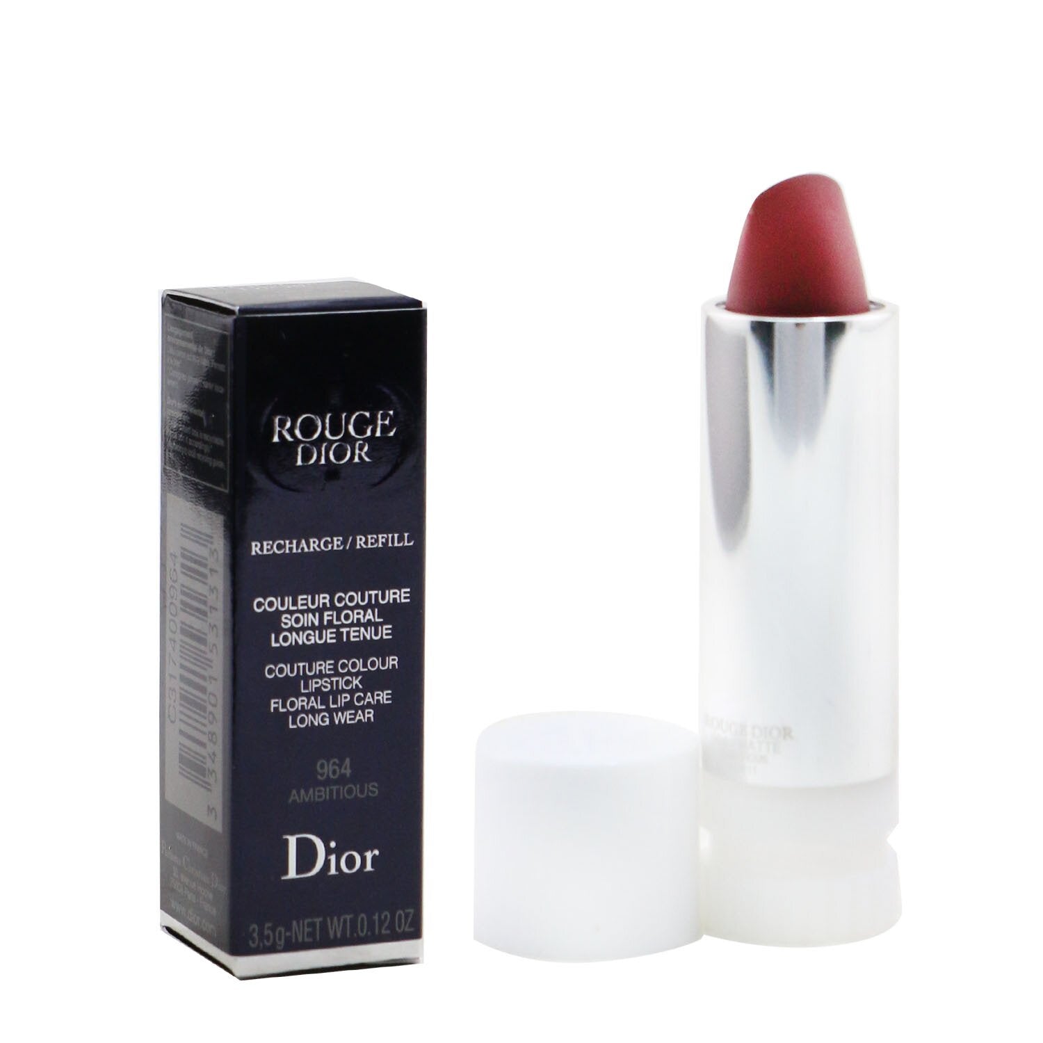 Christian Dior Rouge Dior Couture Colour Refillable Lipstick Refill - # 964 Ambitious (Matte)  3.5g/0.12oz