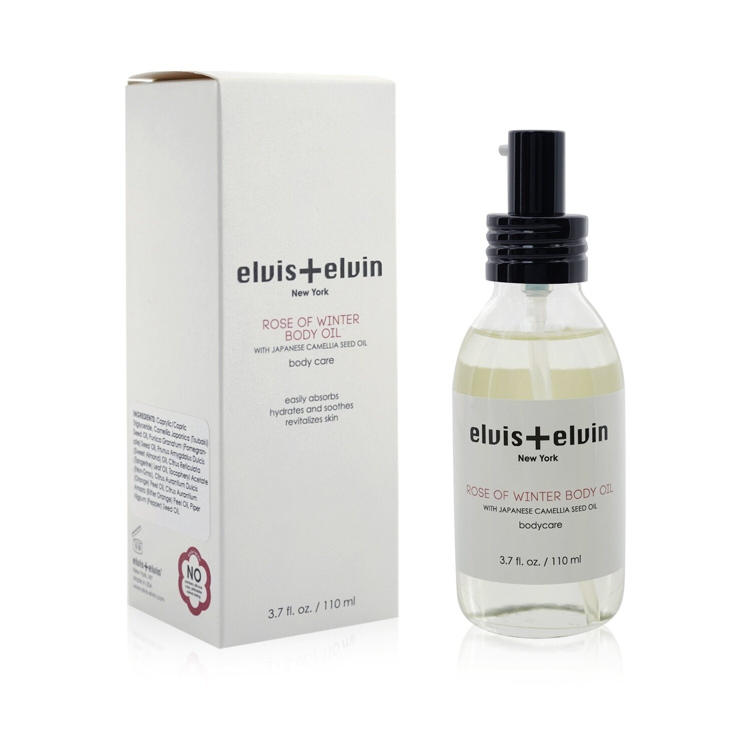 Elvis + Elvin Rose Of Winter Body Oil  110ml/3.7oz