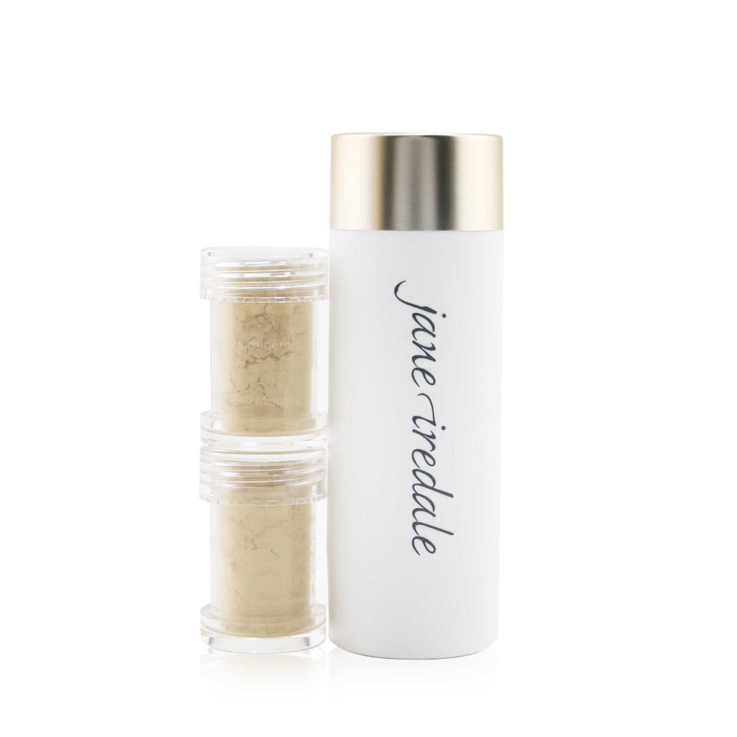 Jane Iredale Amazing Base Loose Mineral Powder SPF 20 Refillable Brush (1x Brush, 2x Refills) - Latte  2x2.5g/0.09oz