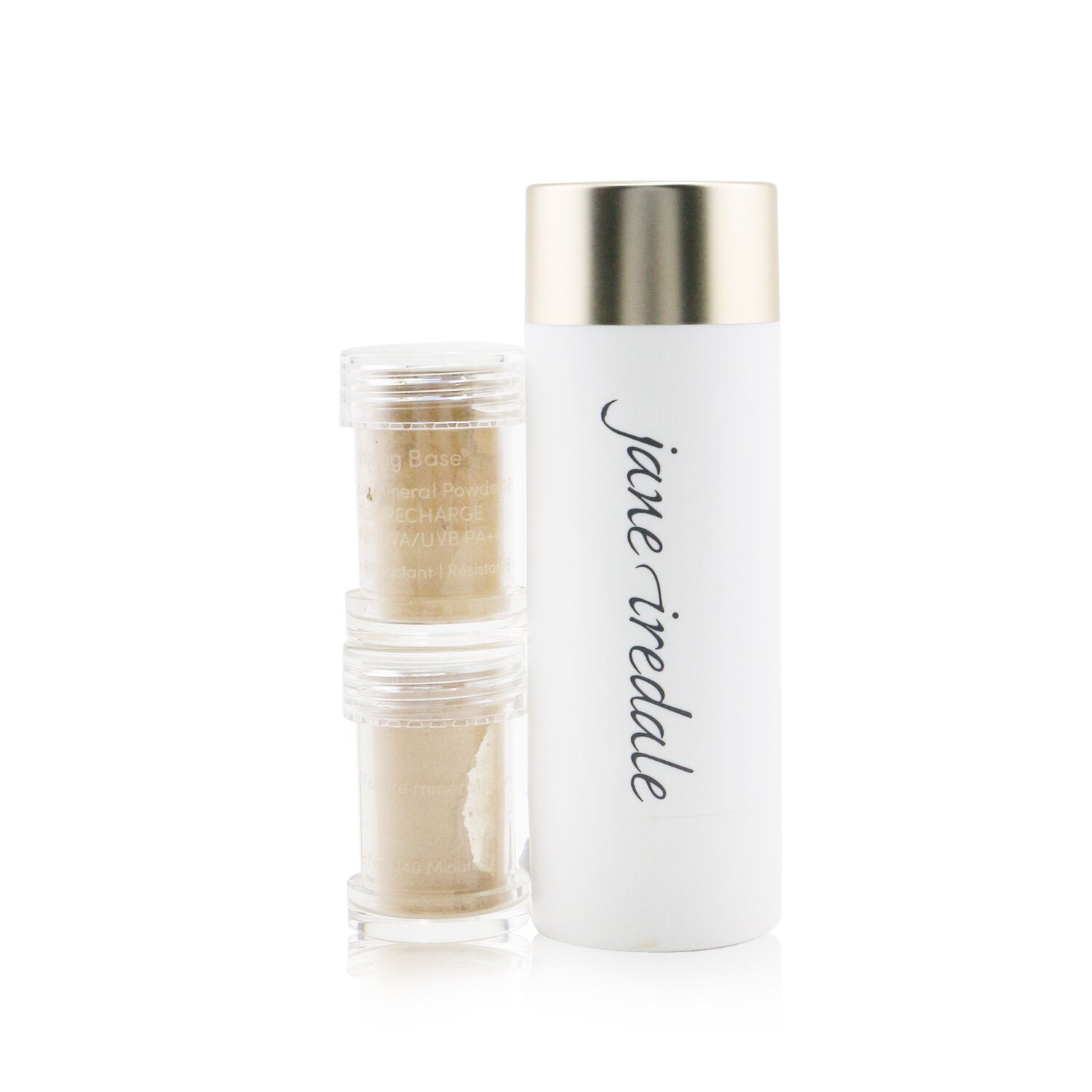 Jane Iredale Amazing Base Loose Mineral Powder SPF 20 Refillable Brush (1x Brush, 2x Refills) - Riviera  2x2.5g/0.09oz