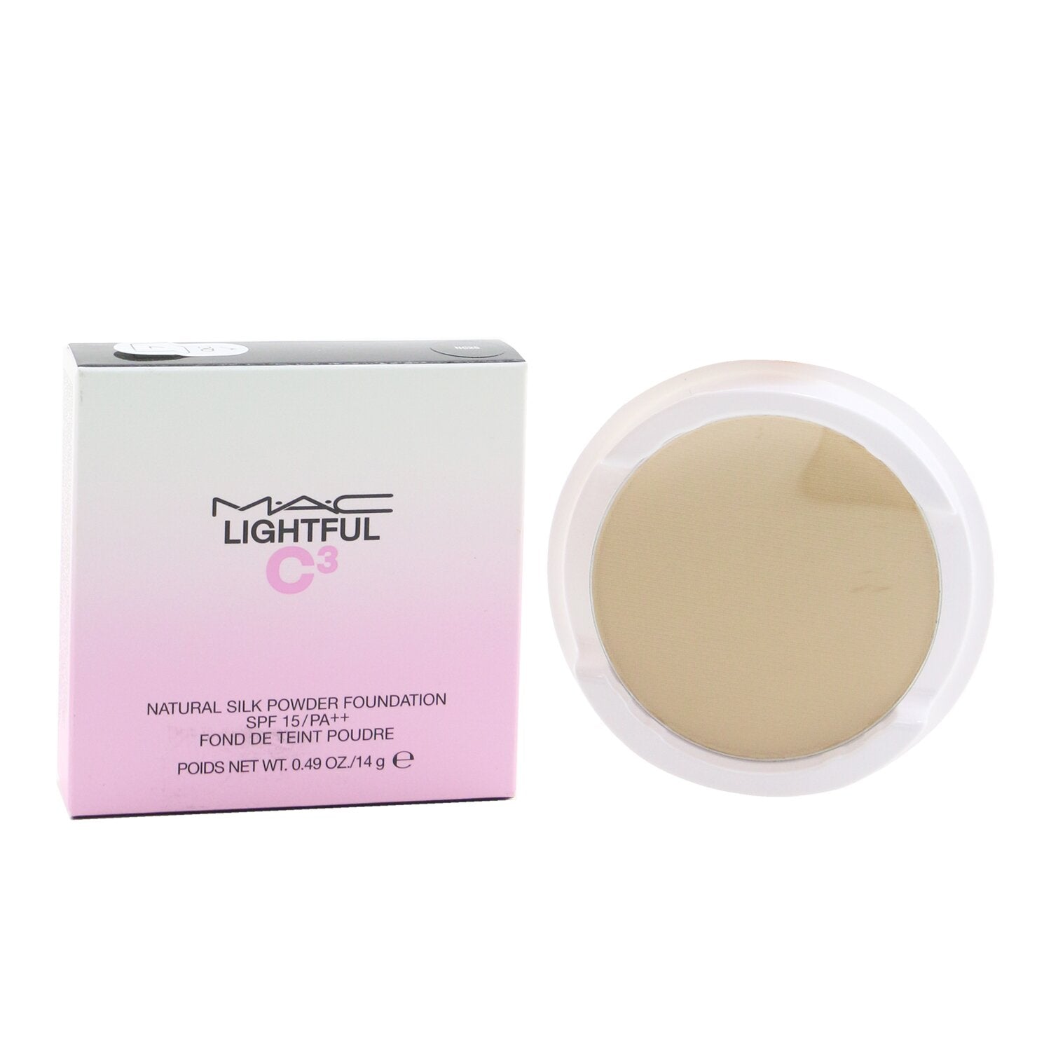 MAC Lightful C3 Natural Silk Powder Foundation SPF 15 Refill - # NC25  14g/0.49oz