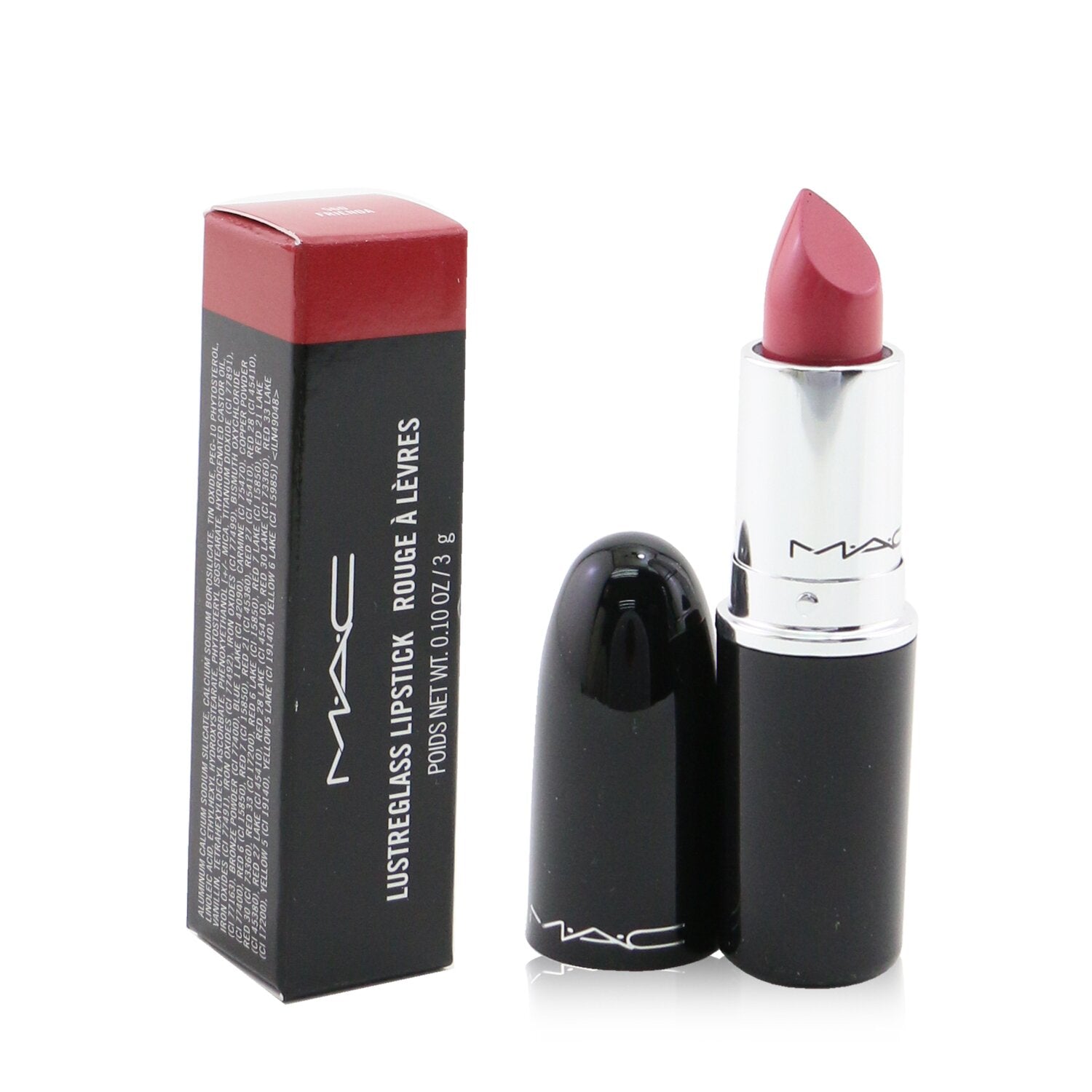 MAC Lustreglass Lipstick - # 560 Frienda (Midtone Coral)  3g/0.1oz